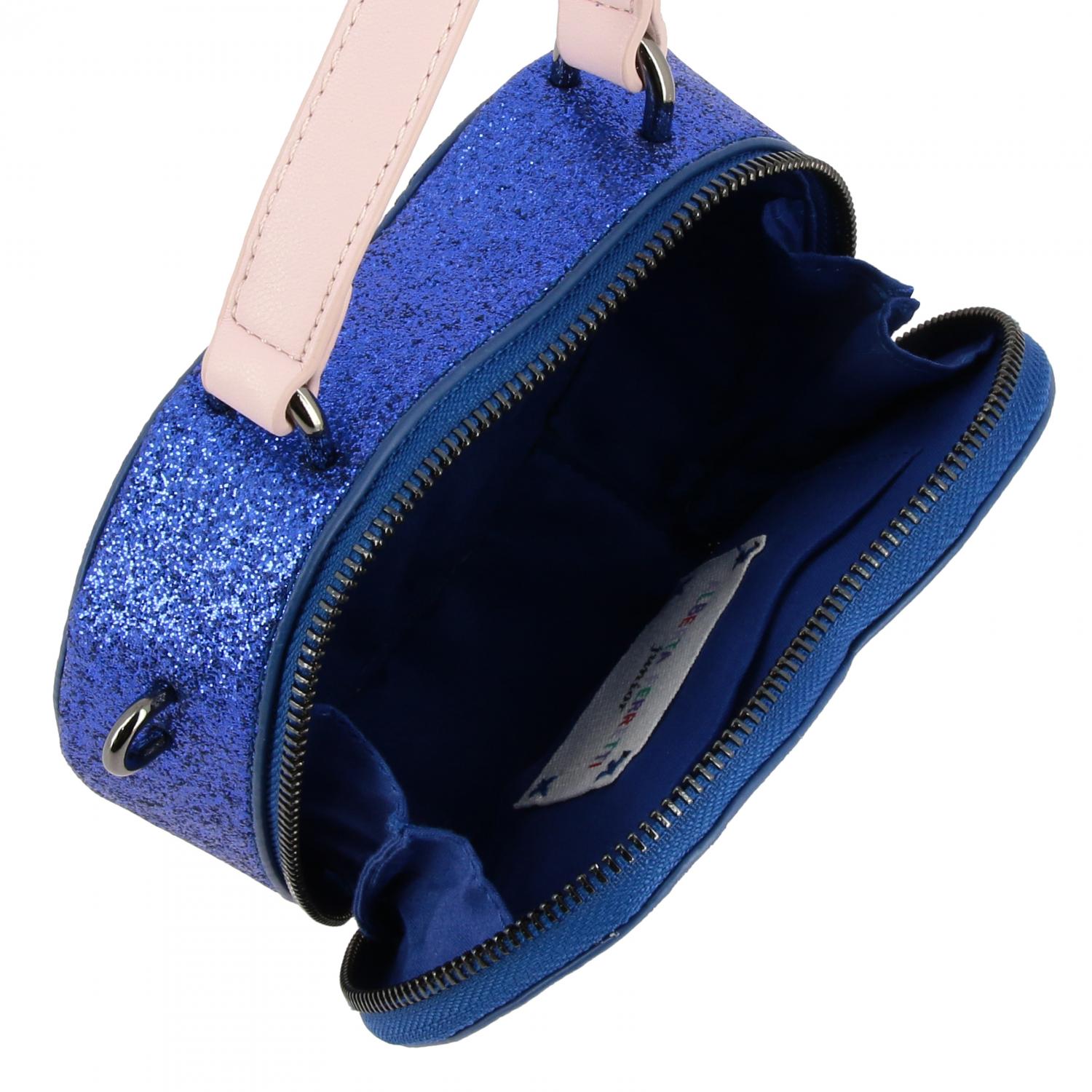 ALBERTA FERRETTI JUNIOR TASCHE: Alberta Ferretti Junior Kinder Tasche, Blau - Img 3