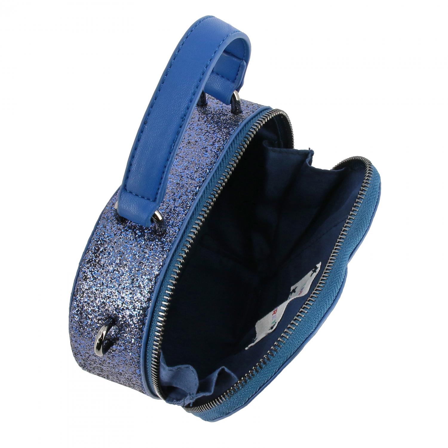 ALBERTA FERRETTI JUNIOR TASCHE: Alberta Ferretti Junior Kinder Tasche, Blau 1 - Img 3