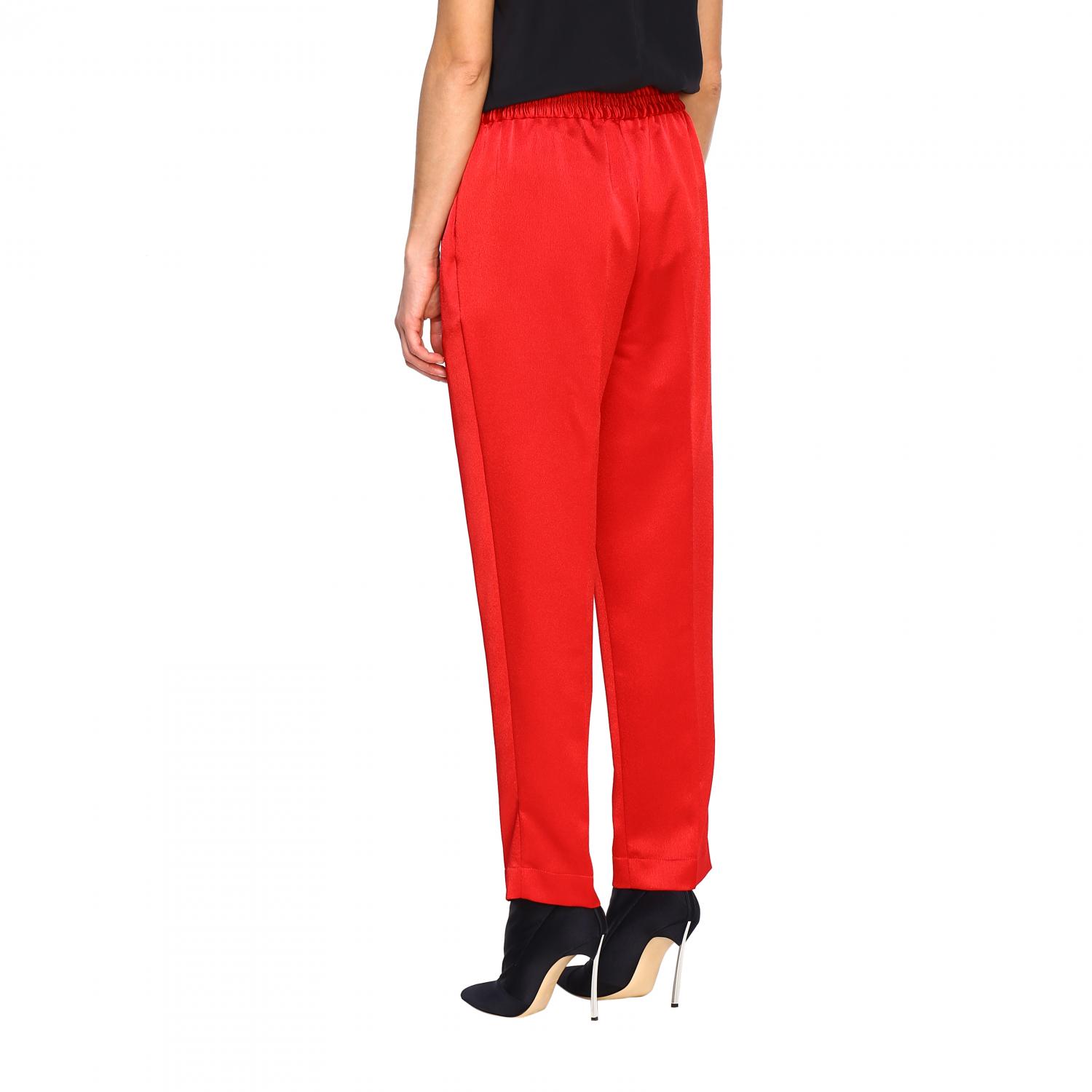 パンツ GIANLUCA CAPANNOLO Women Straight Pants 23IP432500290 Red GIANLUCA CAPANNOLO | Red Women's Casual Pants | YOOX