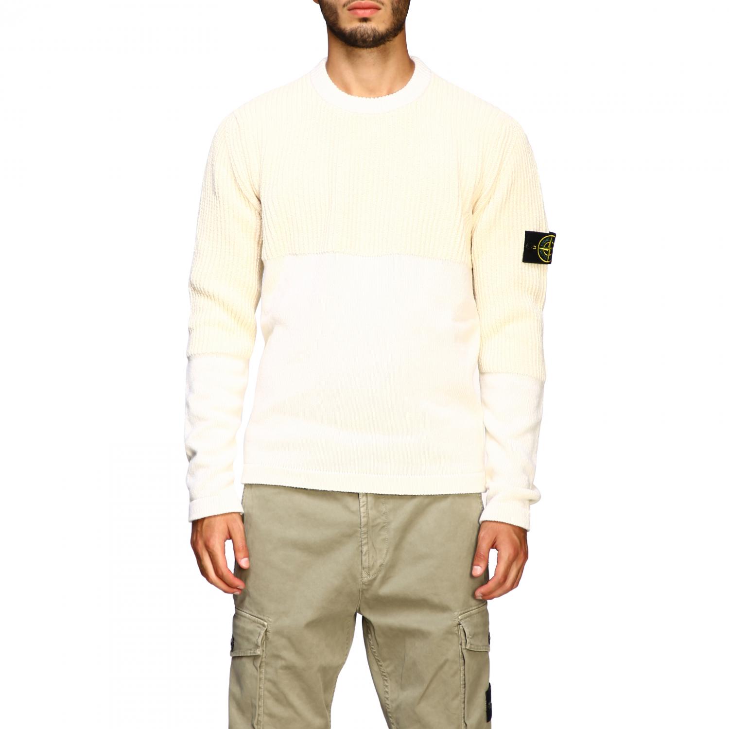 STONE ISLAND PULL: Pull homme Stone Island, Ivoir - Img 1