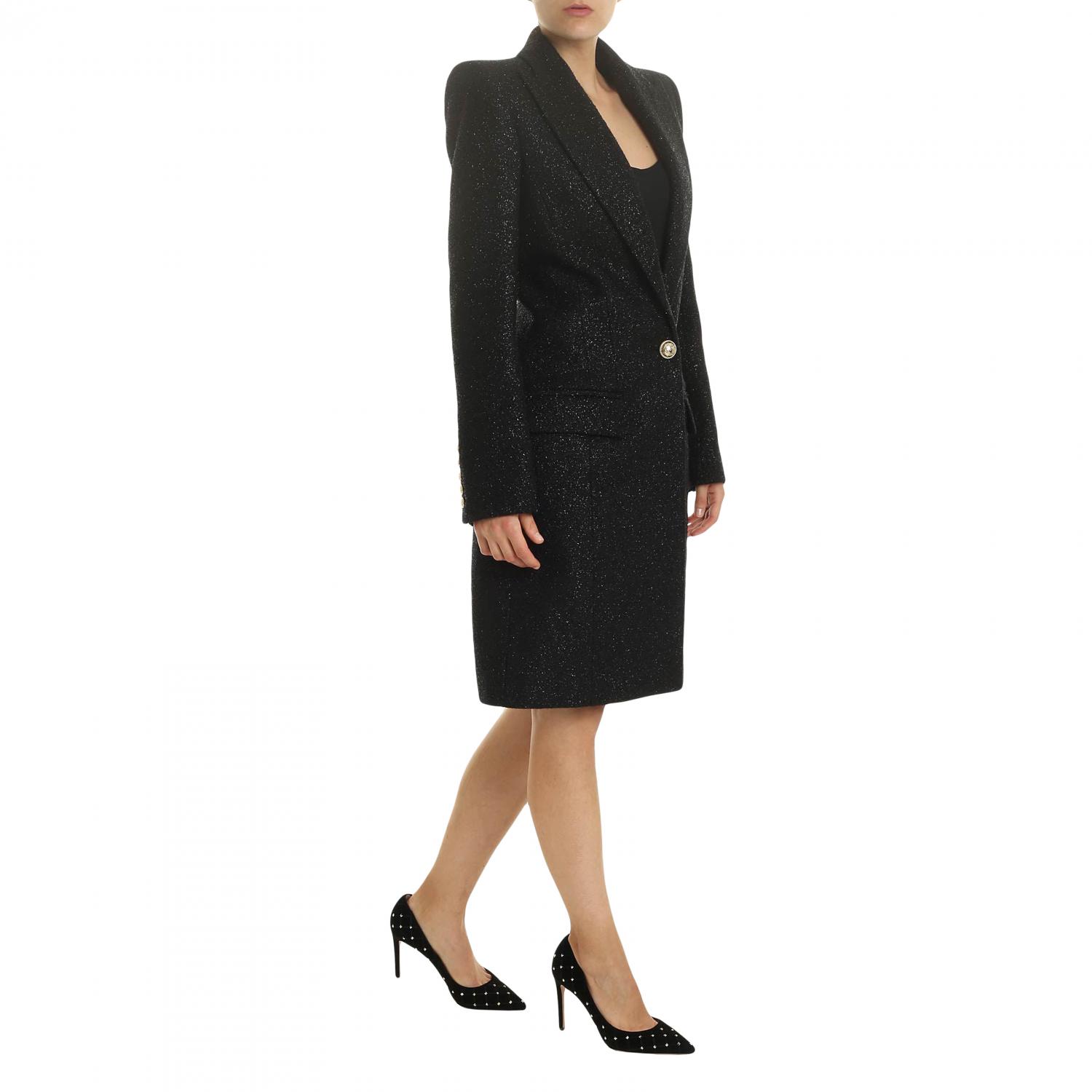 BALMAIN BLAZER: Balmain Damen Blazer, Schwarz - Img 2