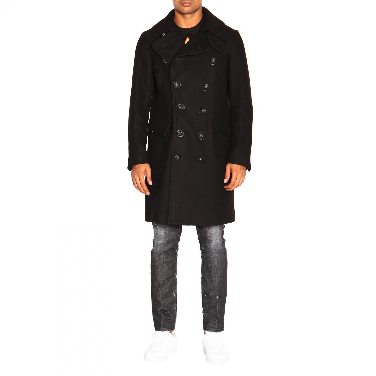 Dsquared² Beige Polyamide Coat