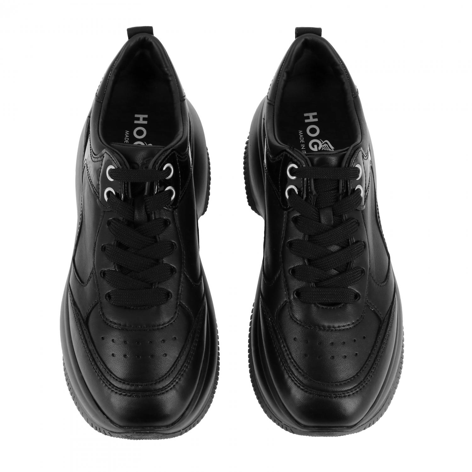 HOGAN SNEAKERS: Sneakers women Hogan, Black - Img 3