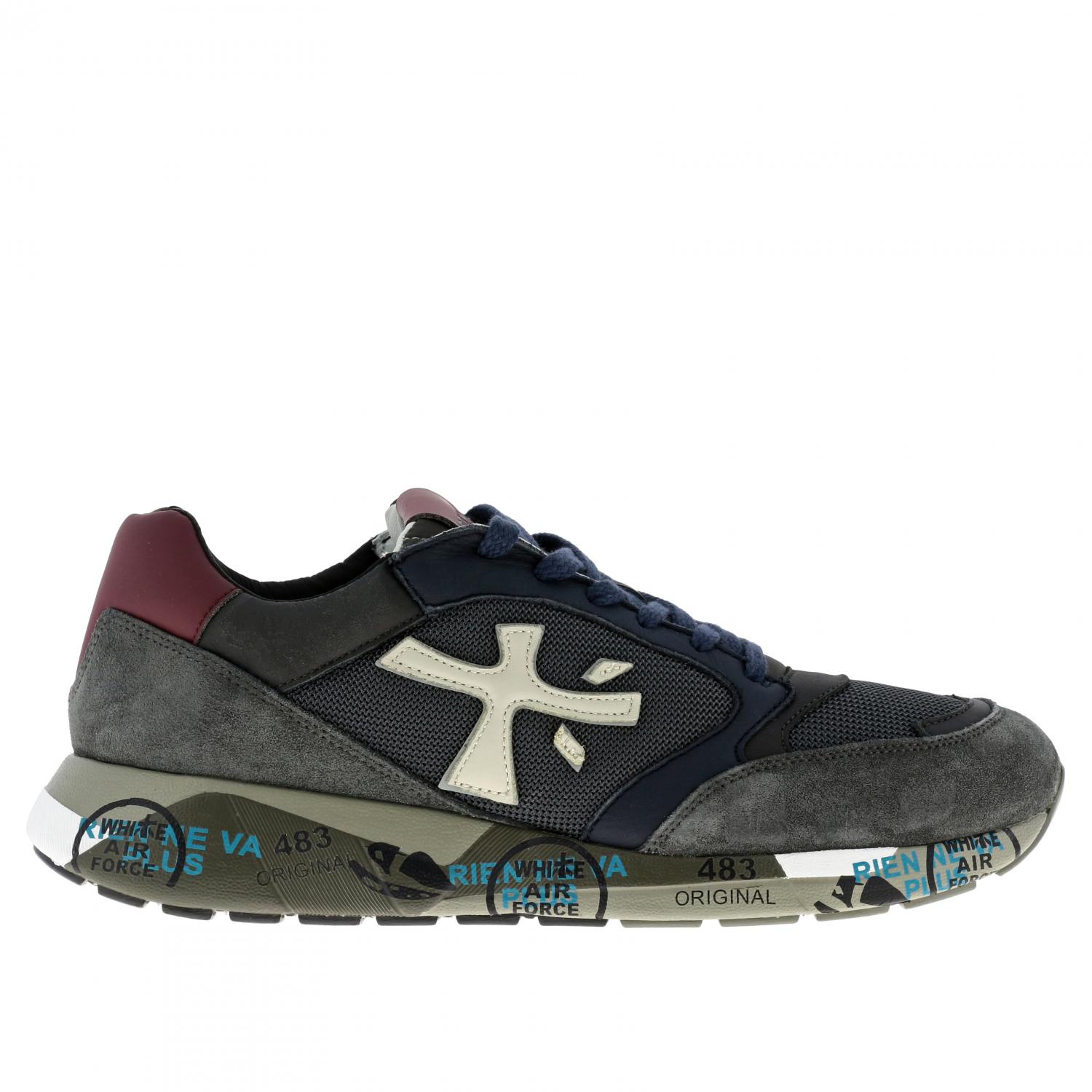 PREMIATA Sneakers Men Grey Premiata Sneakers ZACZAC Online At premiata-sneakers-men-grey-premiata-sneakers-zaczac-online-at