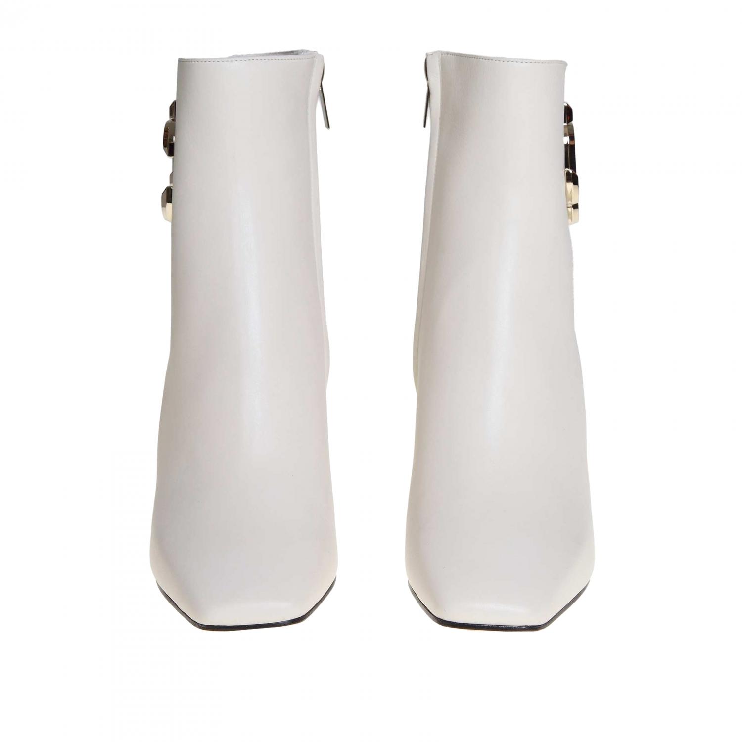 JIMMY CHOO ABSATZSTIEFELETTEN: Jimmy Choo Damen Absatz Stiefeletten, Weiß - Img 3