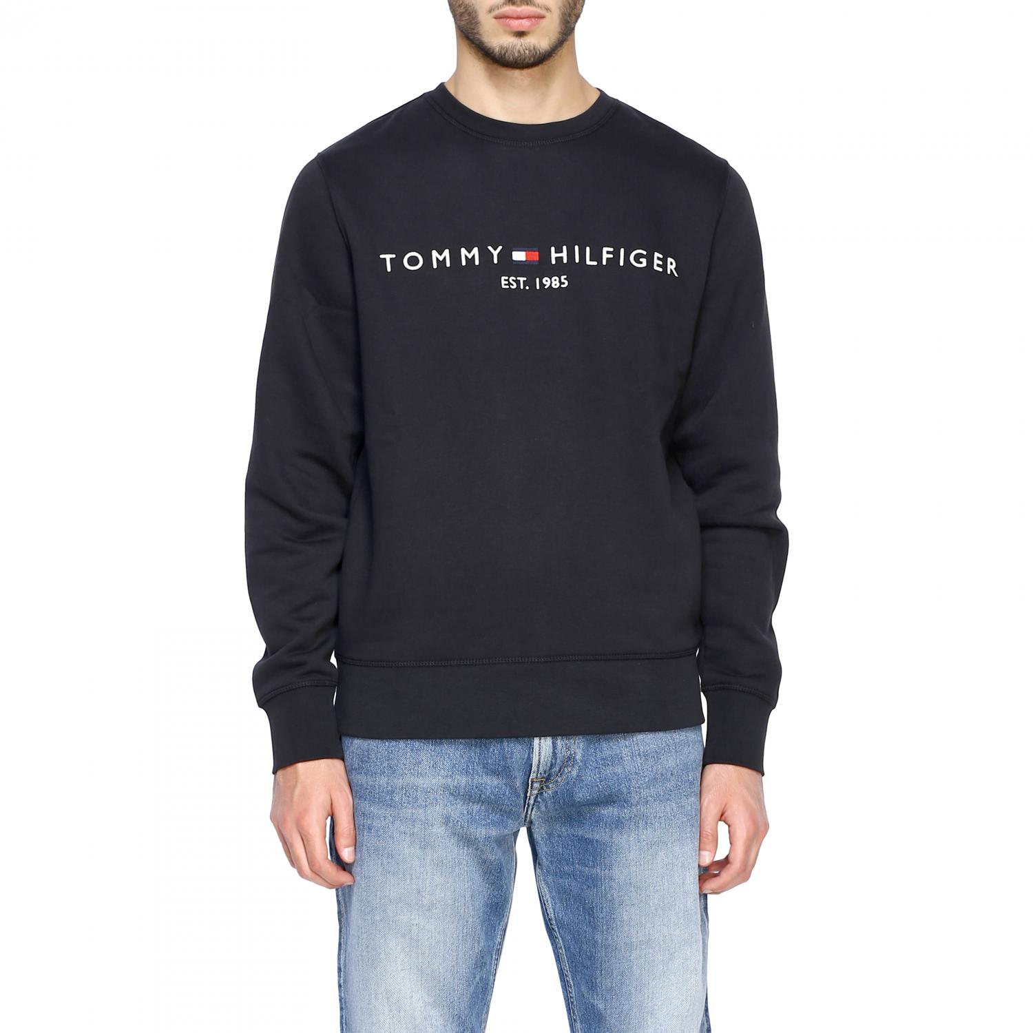 Tommy Hilfiger スウェットシャツ メンズ - ブラック | MW0MW11596 