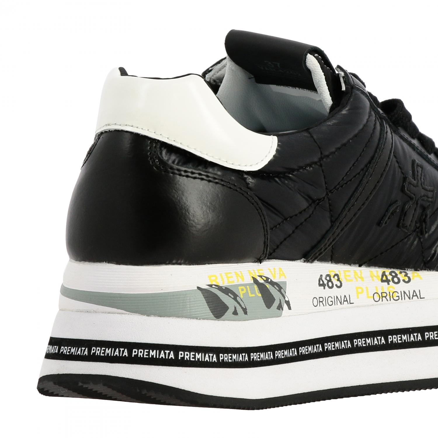 PREMIATA: Sneakers women - Black | Premiata sneakers BETH