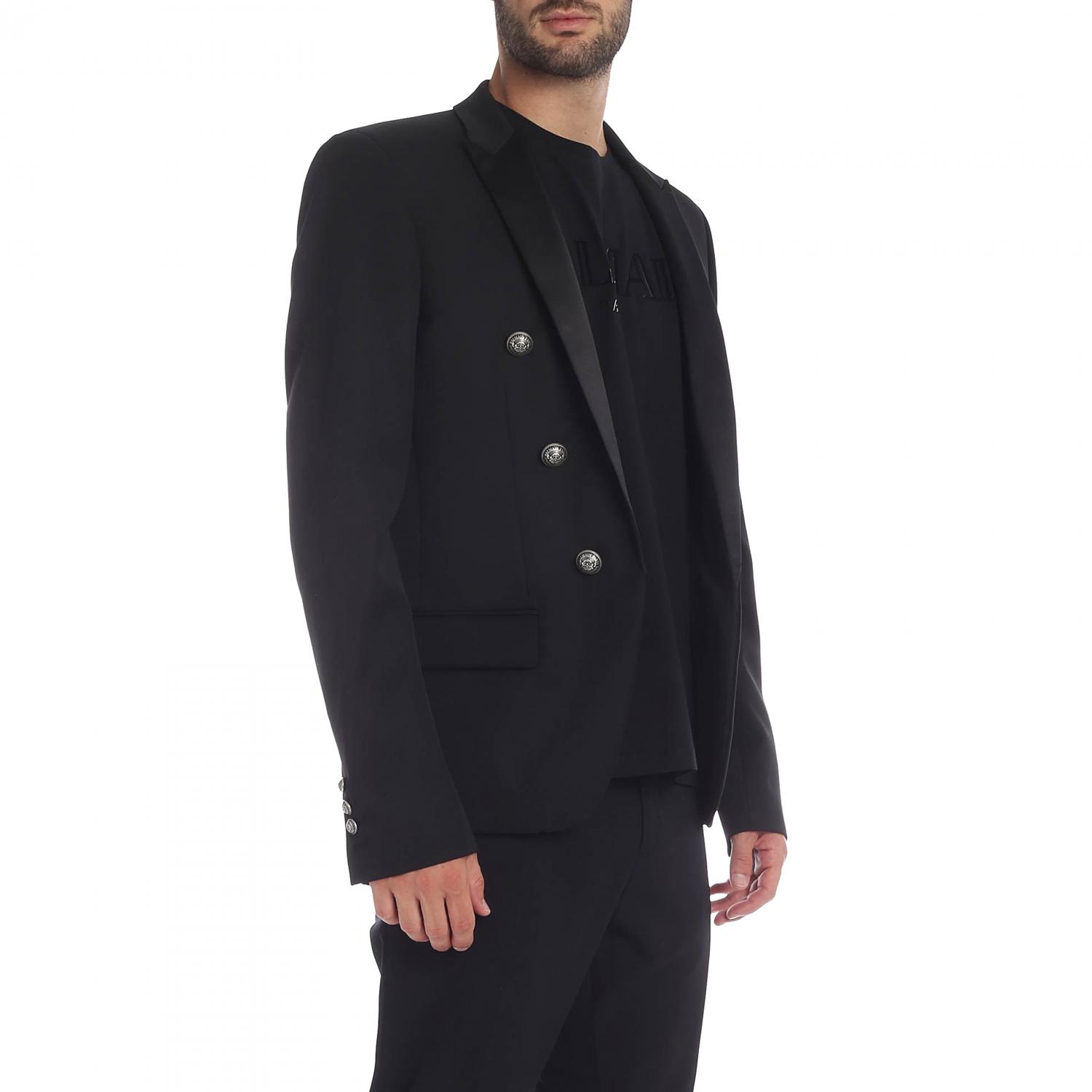 BALMAIN BLAZER: Jacket men Balmain, Black - Img 2