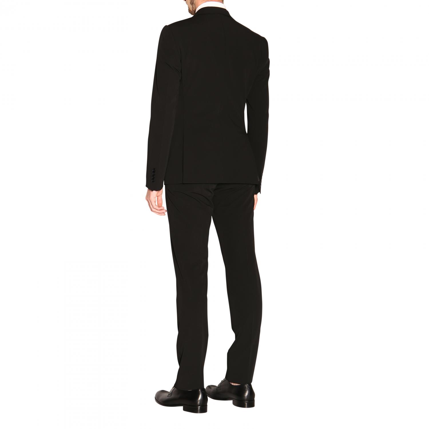 EMPORIO ARMANI КЛАССИЧЕСКИЙ КОСТЮМ: Классический костюм Emporio Armani однобортный, Черный - Img 3