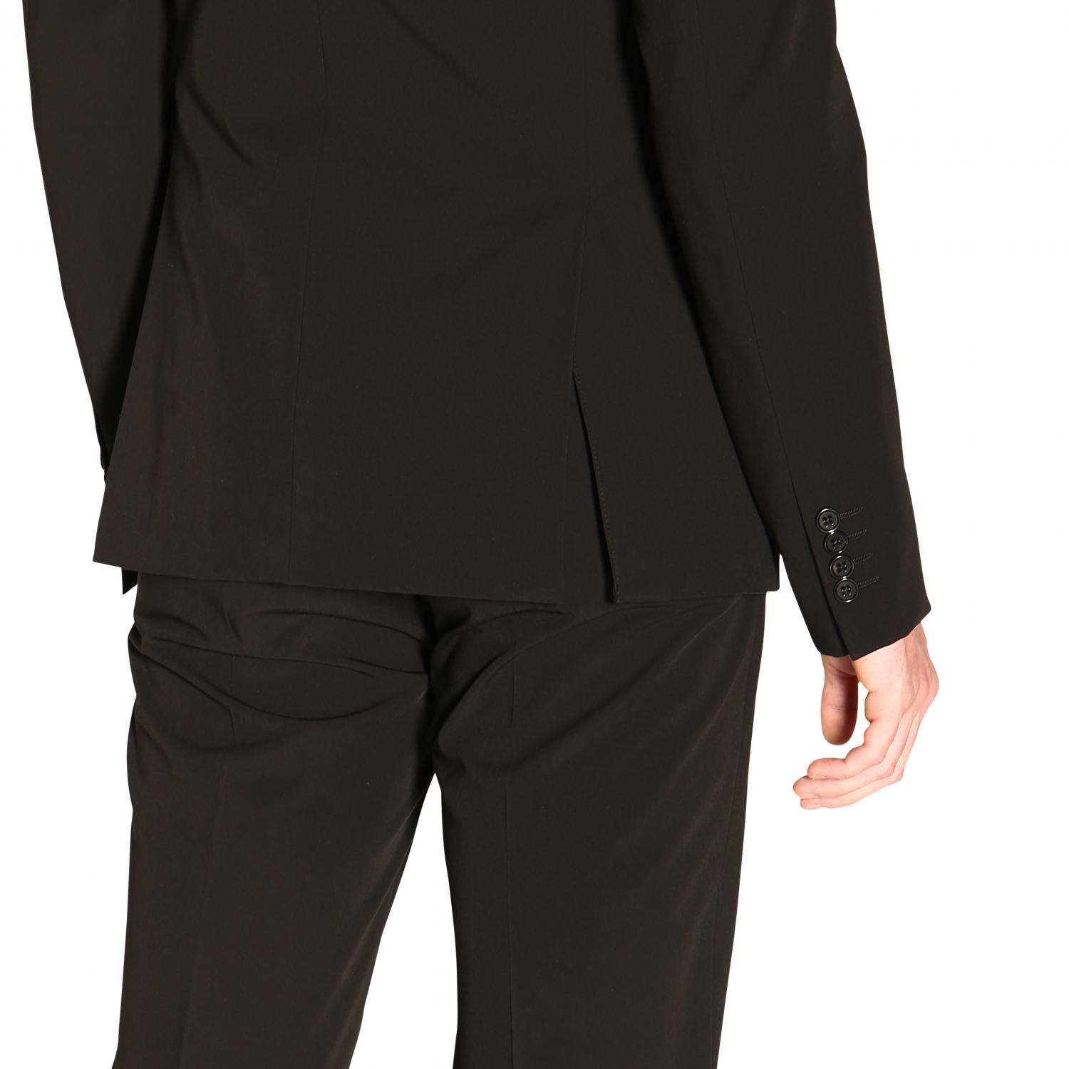 EMPORIO ARMANI КЛАССИЧЕСКИЙ КОСТЮМ: Классический костюм Emporio Armani однобортный, Черный - Img 5