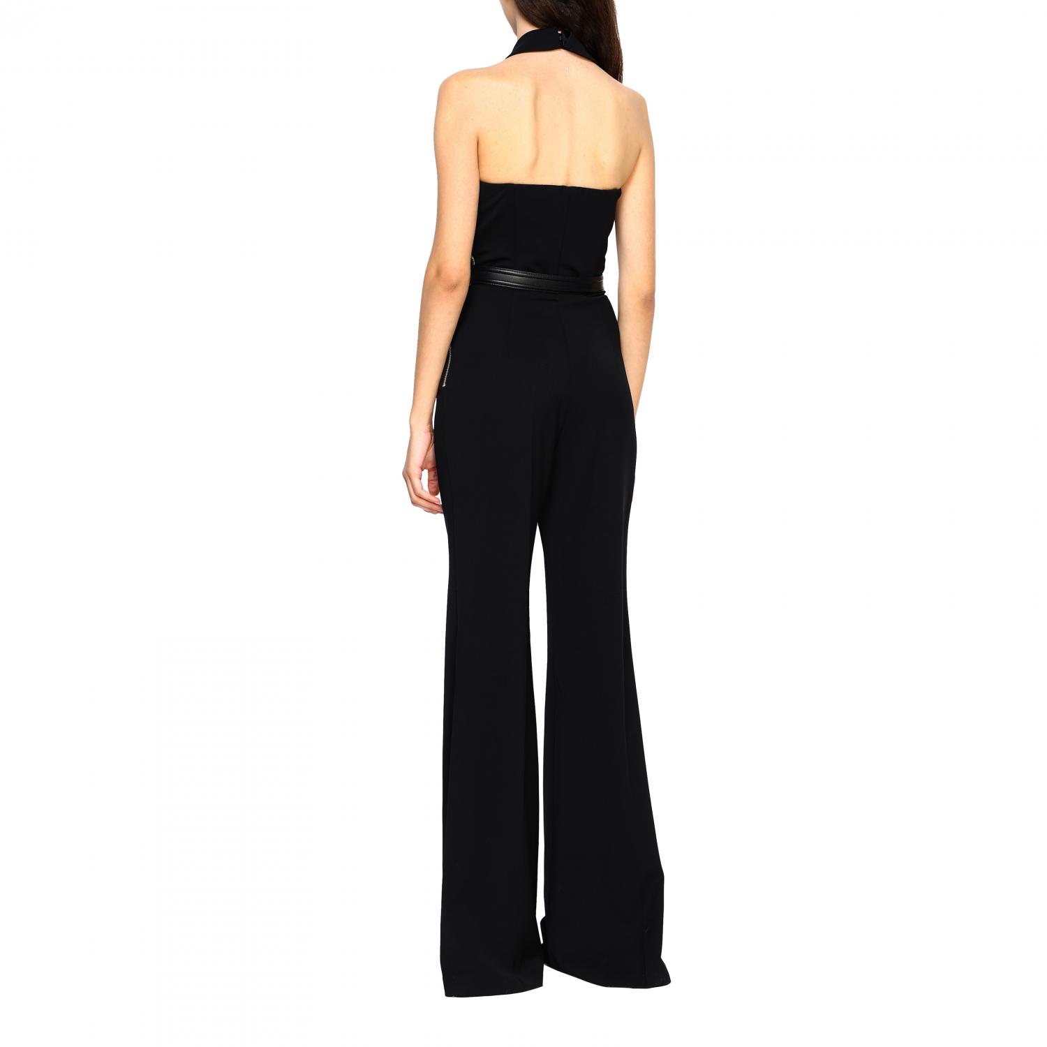 ELISABETTA FRANCHI JUMPSUIT: Jumpsuits women Elisabetta Franchi, Black - Img 2