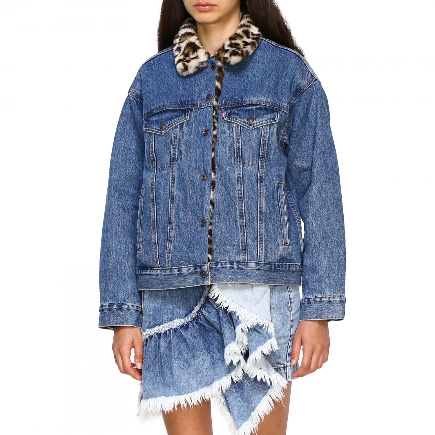 LEVI'S JACKET: Jacket women Levi's, Denim - Img 4