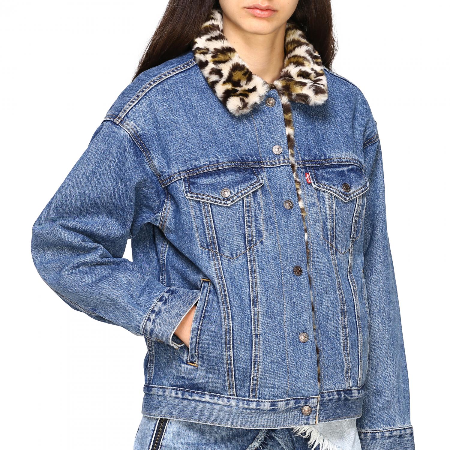 LEVI'S JACKET: Jacket women Levi's, Denim - Img 5