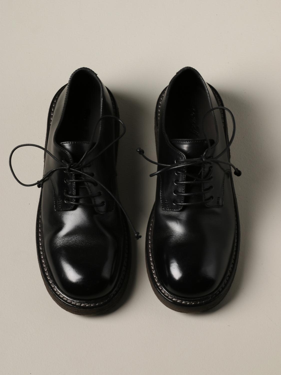 Marsèll Hake Derby in leather - Black | MW5830116S661 | GIGLIO.COM