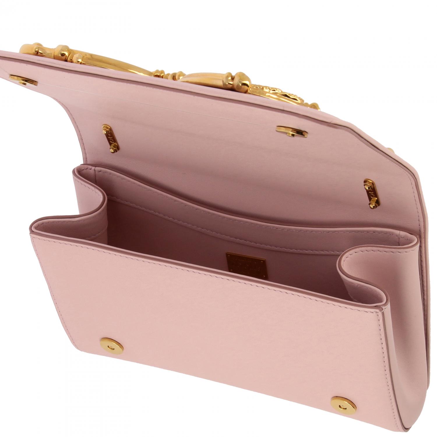 ショルダーバッグ・ポシェット Dolce & Gabbana BB6498.AZ801 Shoulder Bags DOLCE & GABBANA: DG Girls leather shoulder bag - Pink