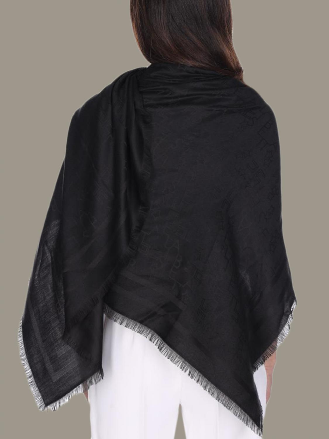 ELISABETTA FRANCHI BUFANDA: Bufanda mujer Elisabetta Franchi, Negro - Img 3