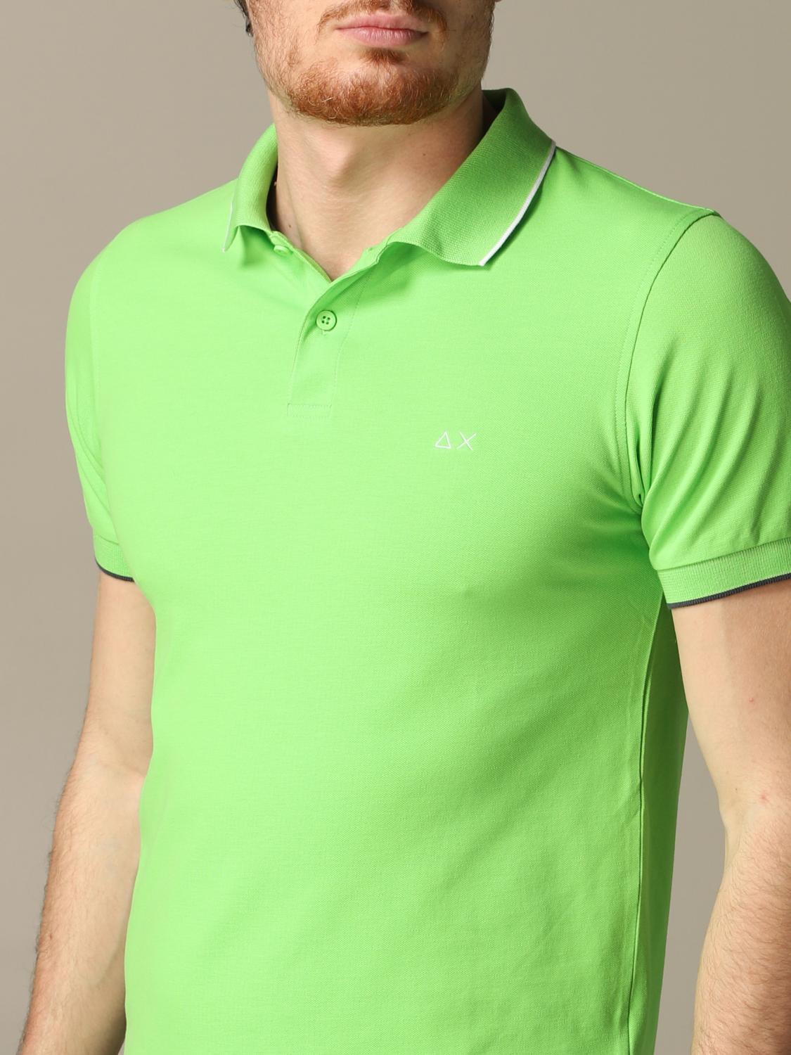 SUN68 CAMISETA: Camiseta hombre Sun 68, Amarillo - Img 3