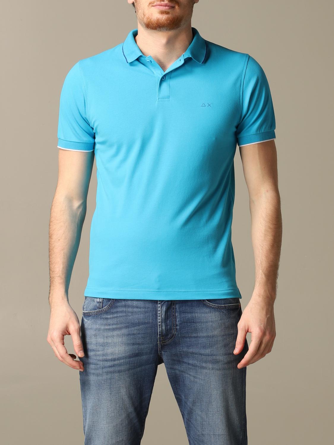 SUN68 CAMISETA: Camiseta hombre Sun 68, Turquesa - Img 1