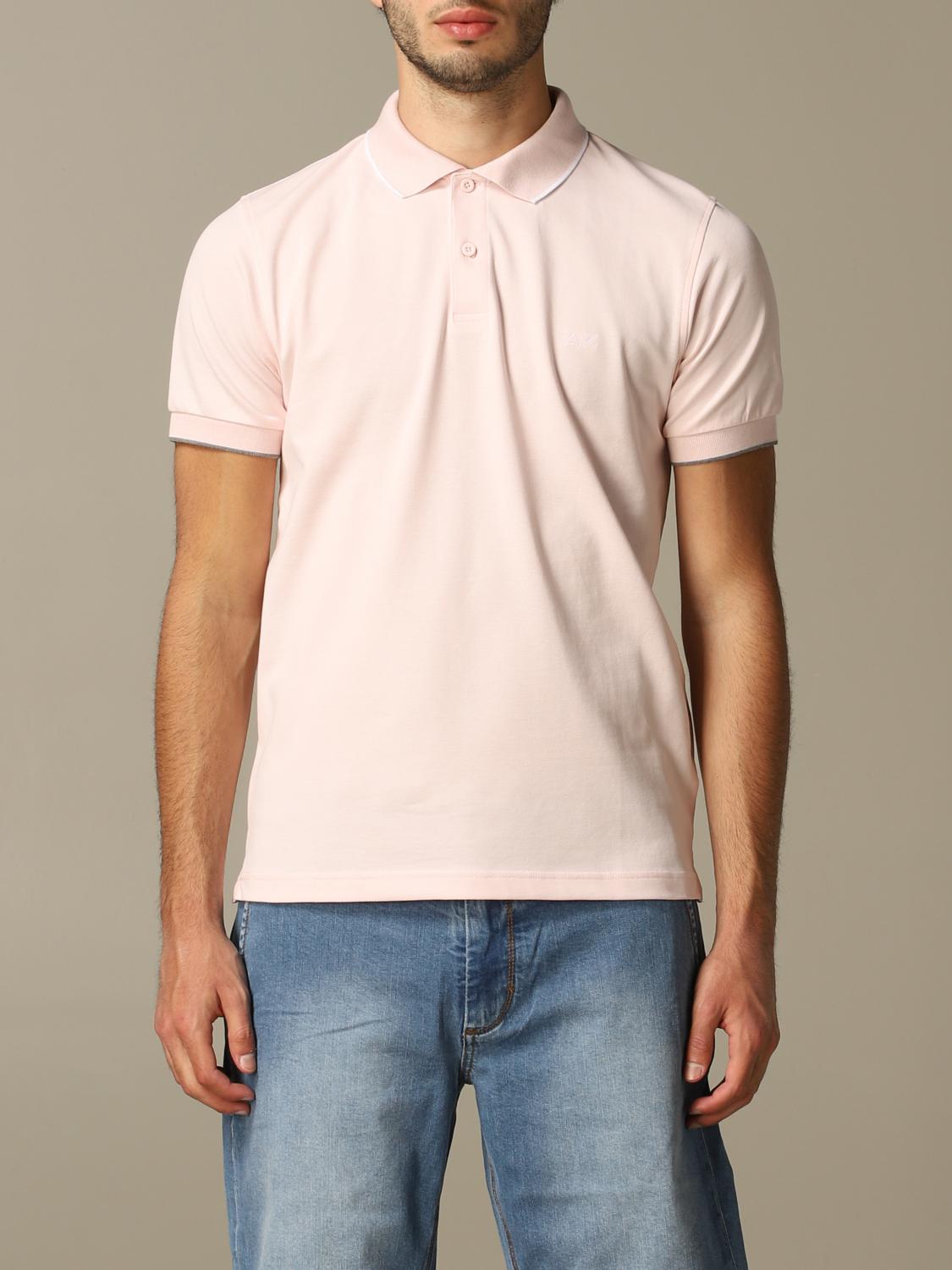 SUN68 CAMISETA: Camiseta hombre Sun 68, Rosa - Img 1