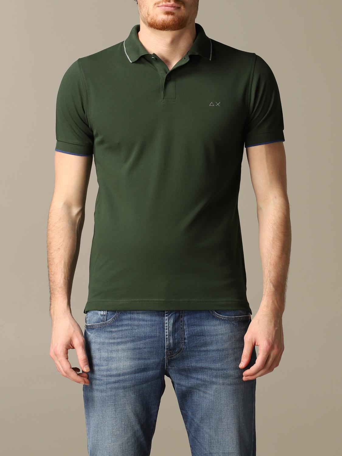 SUN68 CAMISETA: Camiseta hombre Sun 68, Verde - Img 1