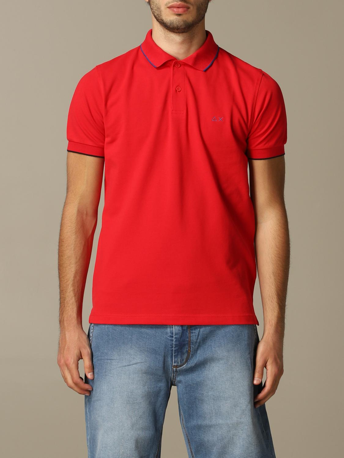 SUN68 CAMISETA: Camiseta hombre Sun 68, Rojo - Img 1