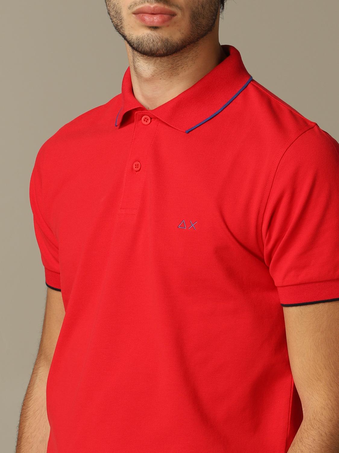 SUN68 CAMISETA: Camiseta hombre Sun 68, Rojo - Img 3