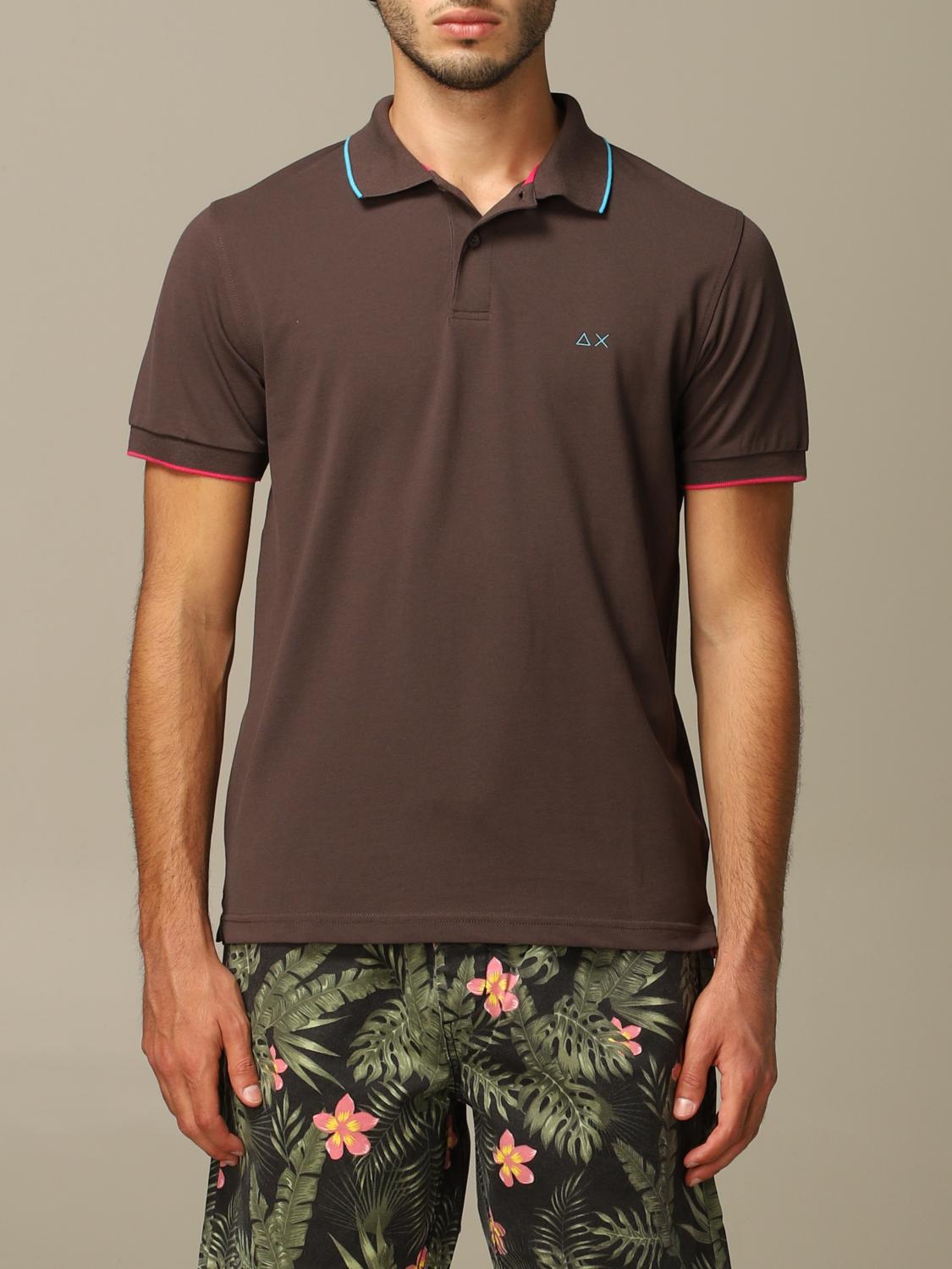 SUN68 CAMISETA: Camiseta hombre Sun 68, Marrón - Img 1