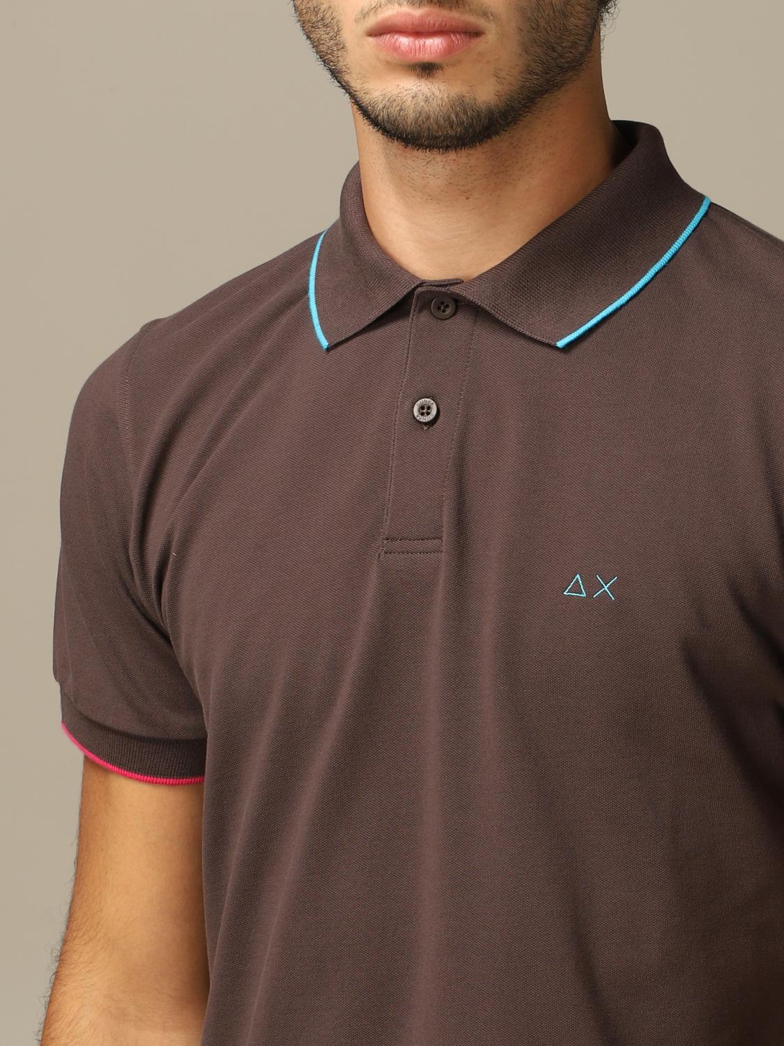 SUN68 CAMISETA: Camiseta hombre Sun 68, Marrón - Img 3