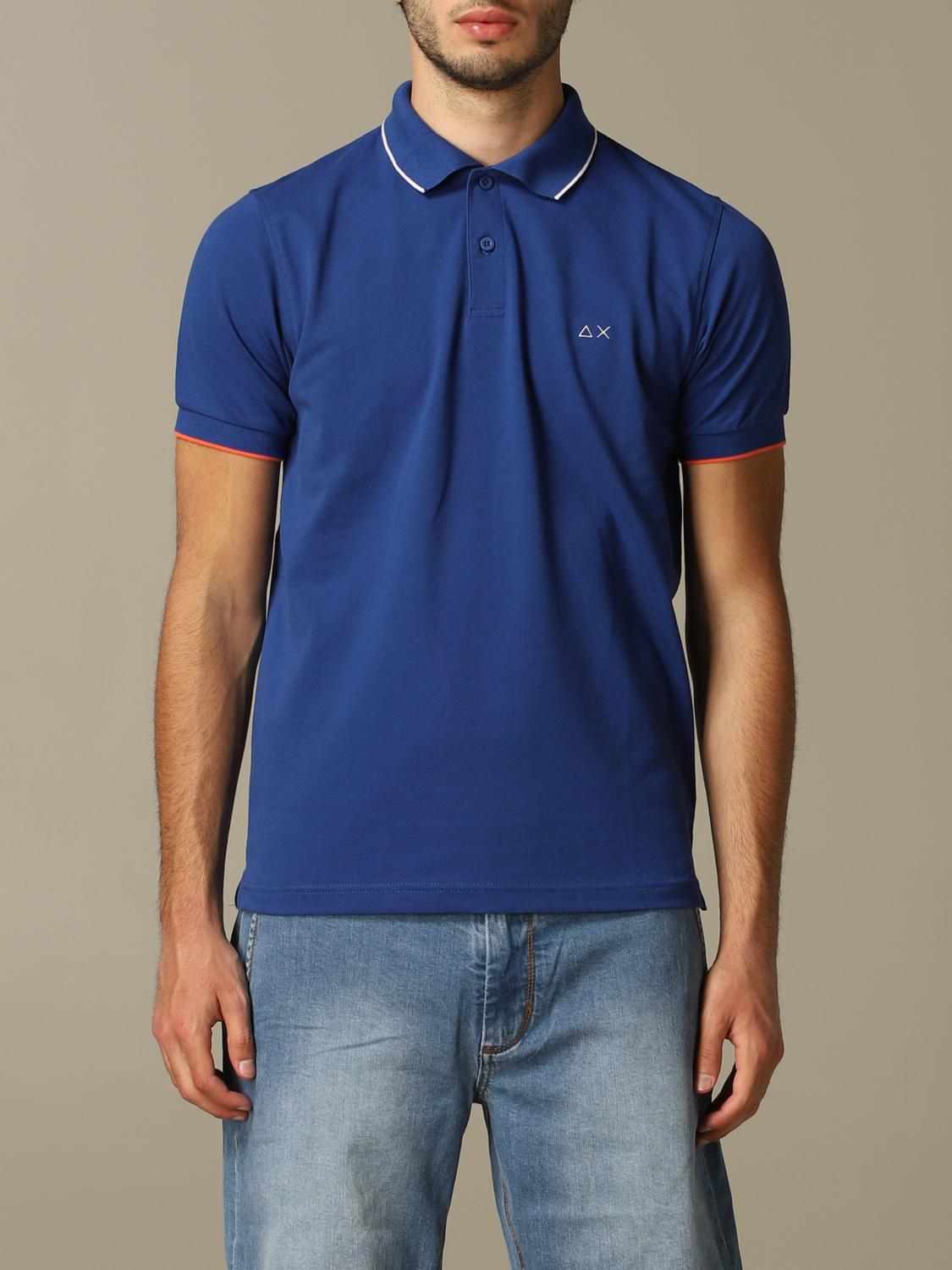 SUN68 CAMISETA: Camiseta hombre Sun 68, Royal Blue - Img 1