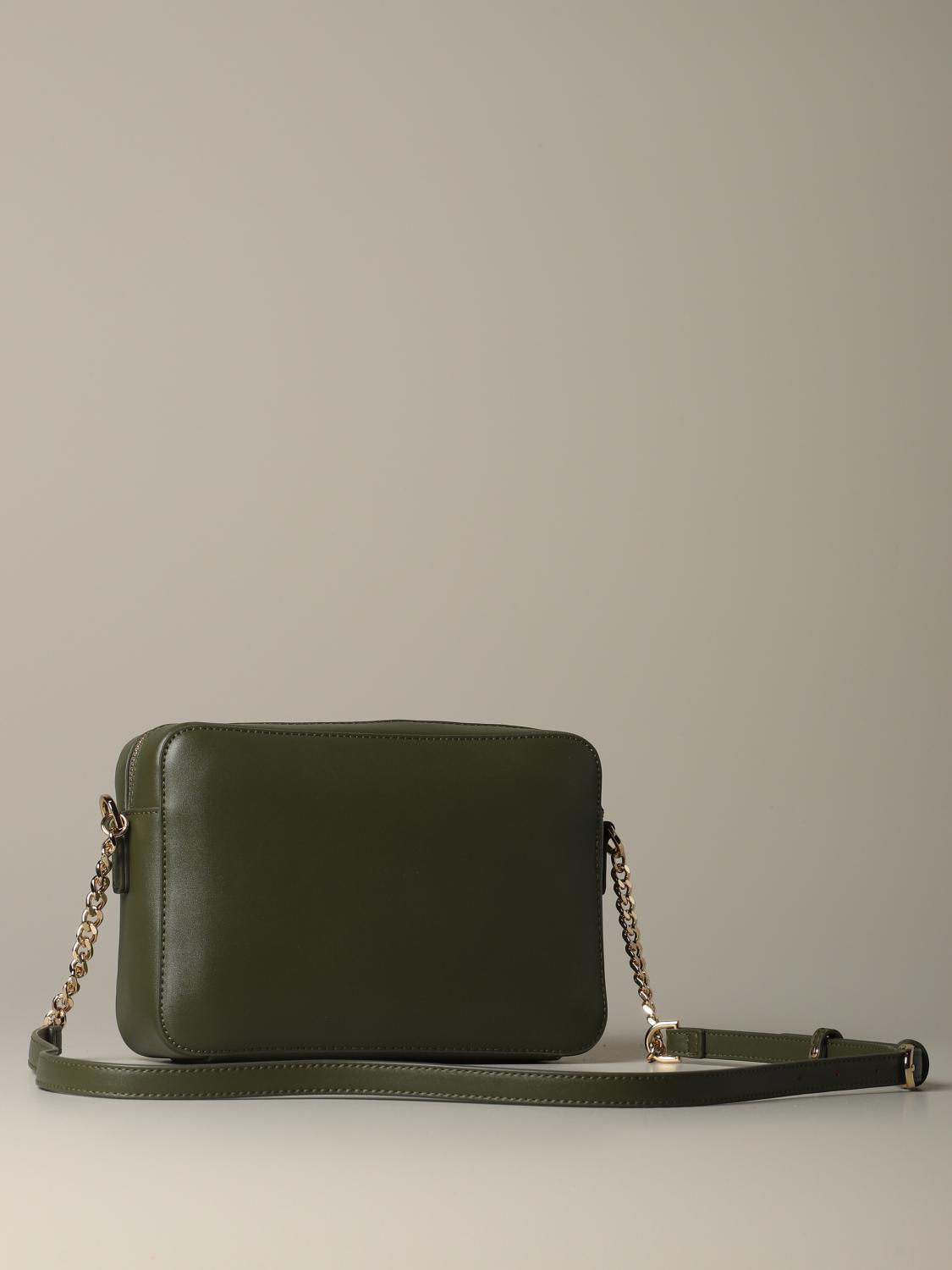 LIU JO TRACOLLA: Borsa a tracolla Liu Jo in pelle sintetica con borchie, Militare - Img 2