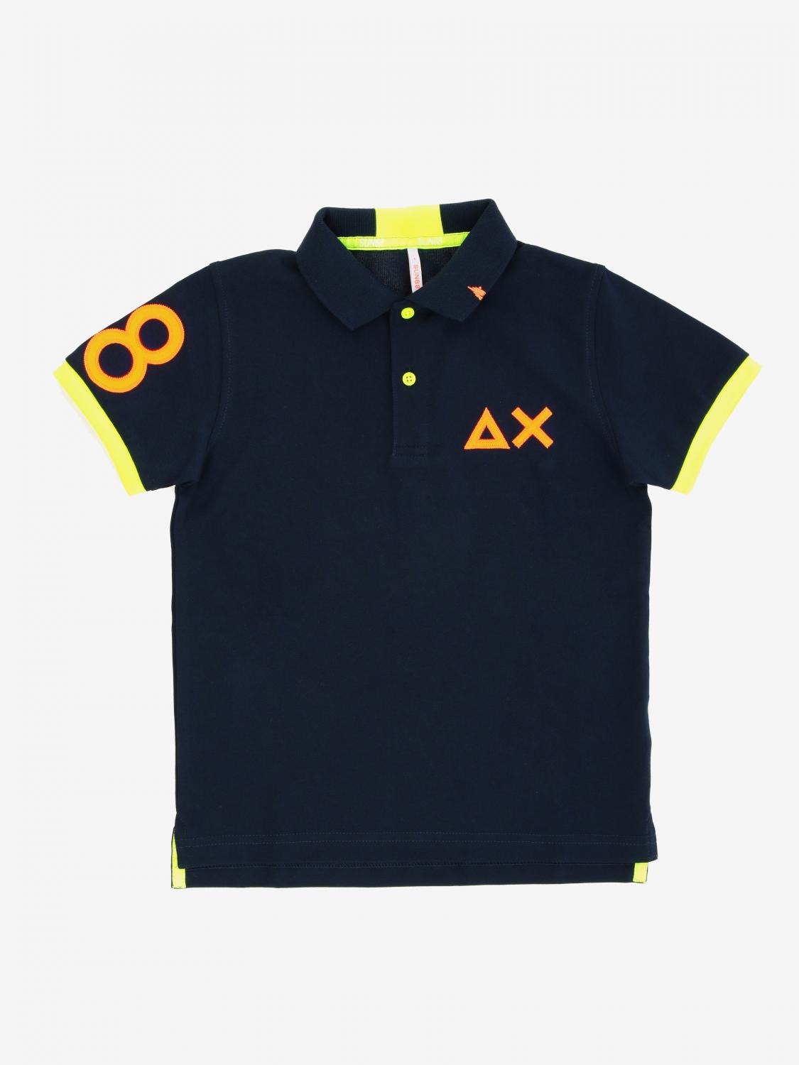 SUN68 T-SHIRT: Sun 68 Polo, Navy - Img 1