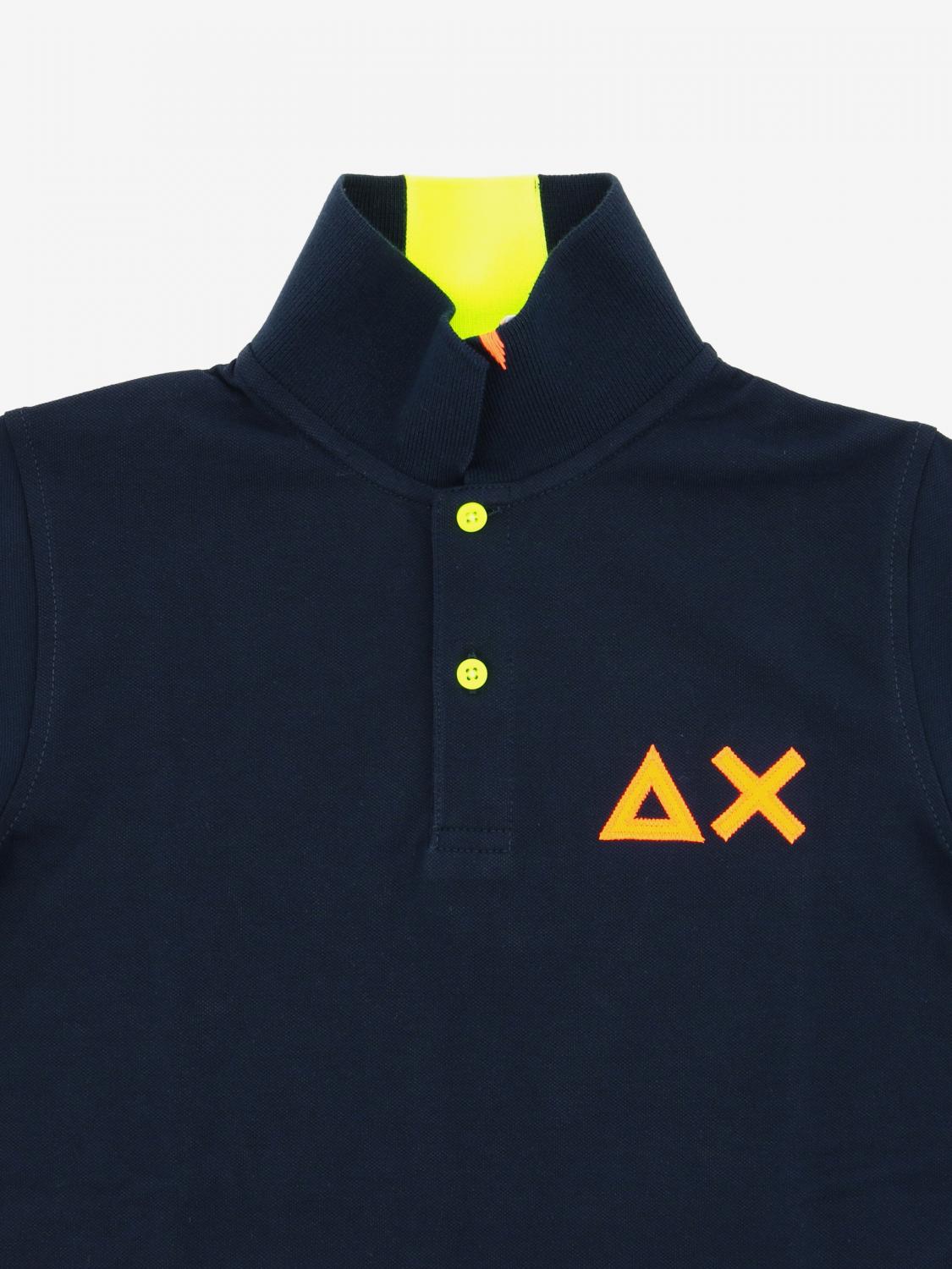SUN68 T-SHIRT: Sun 68 Polo, Navy - Img 3