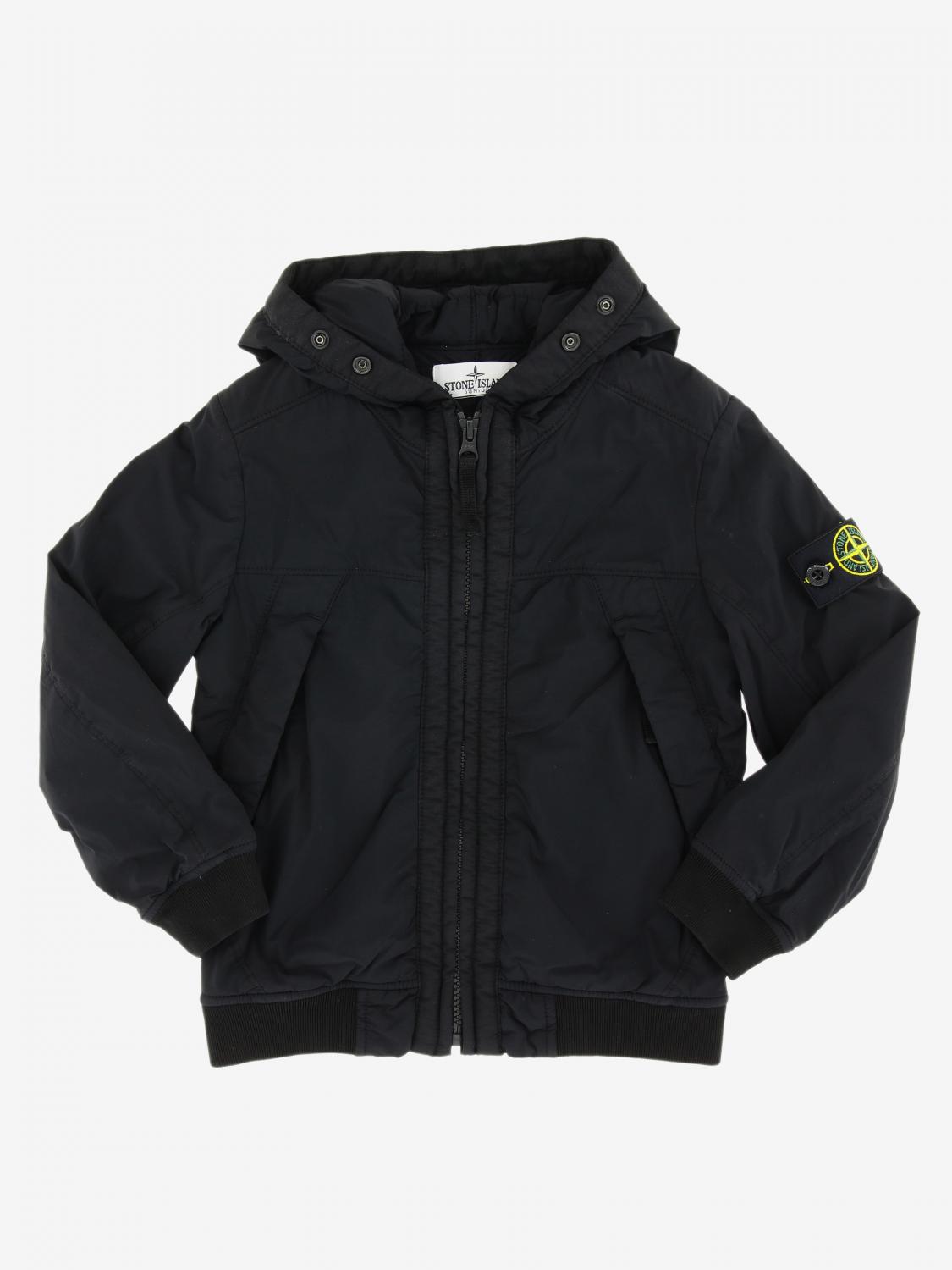 Stone Island Junior Jacket kids - Black | 721641031 | GIGLIO.COM