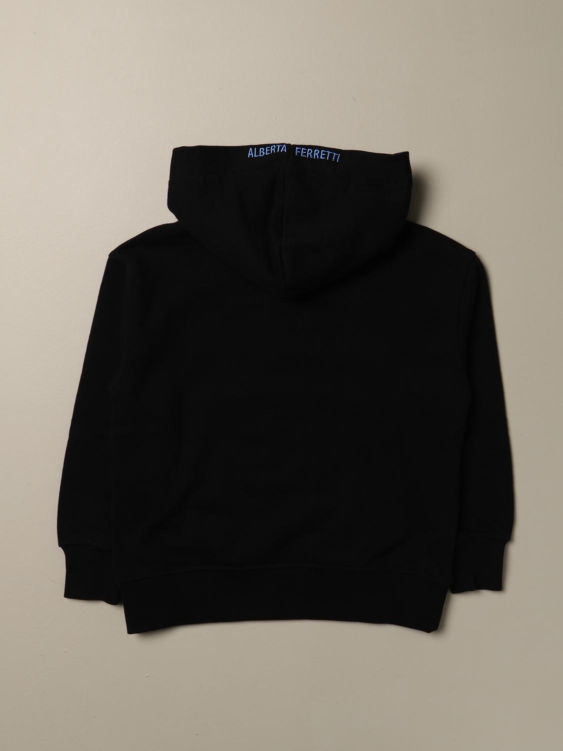 ALBERTA FERRETTI JUNIOR PULLOVER: Alberta Ferretti Junior Mädchen Pullover, Schwarz - Img 2