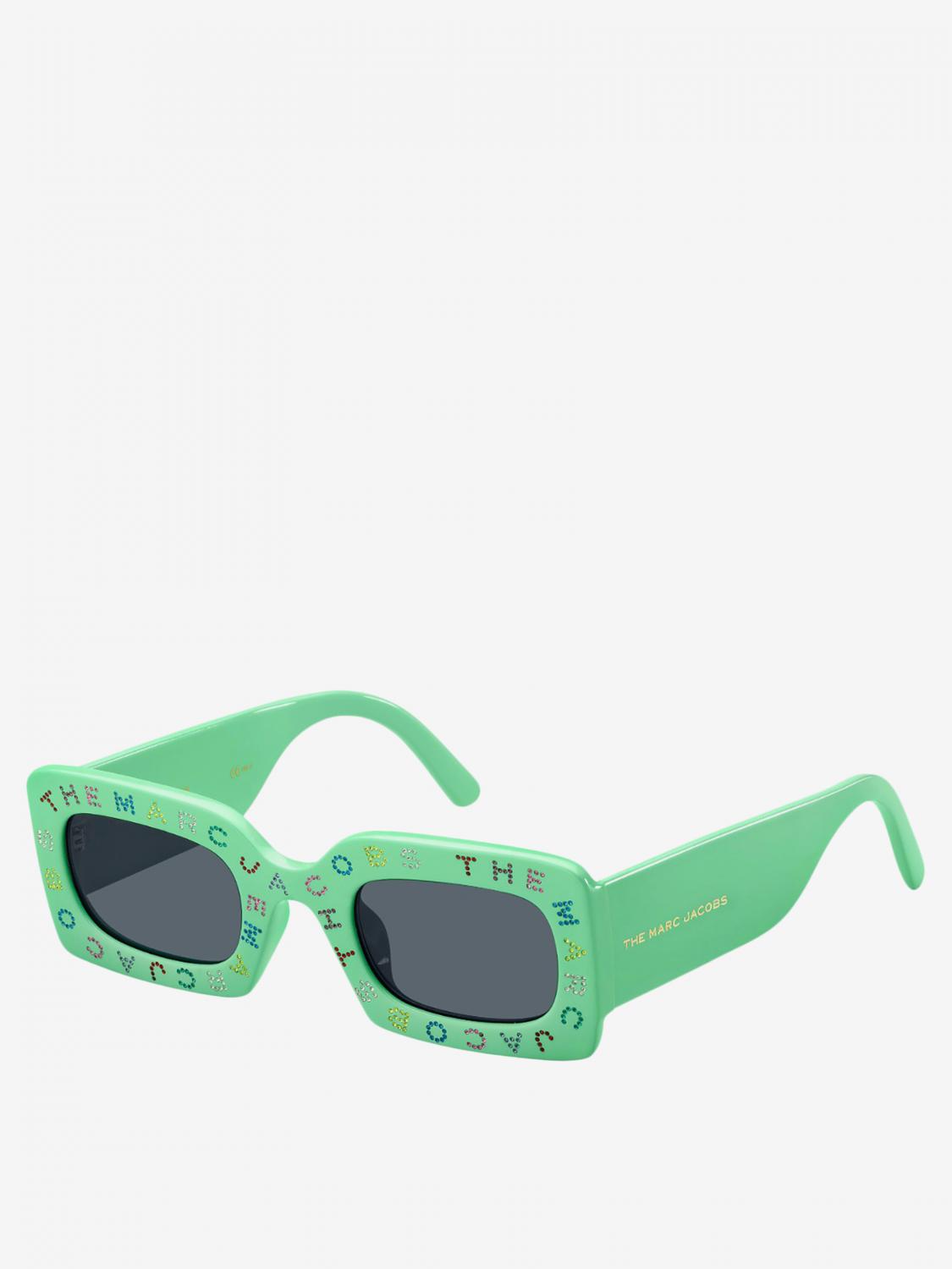 Marc Jacobs 488/S Sunglasses Green Hard‎ Case Rhinestone Logo Retro Marc Jacobs 488/S Sunglasses Green Hard Case Rhinestone Logo  main image 3
