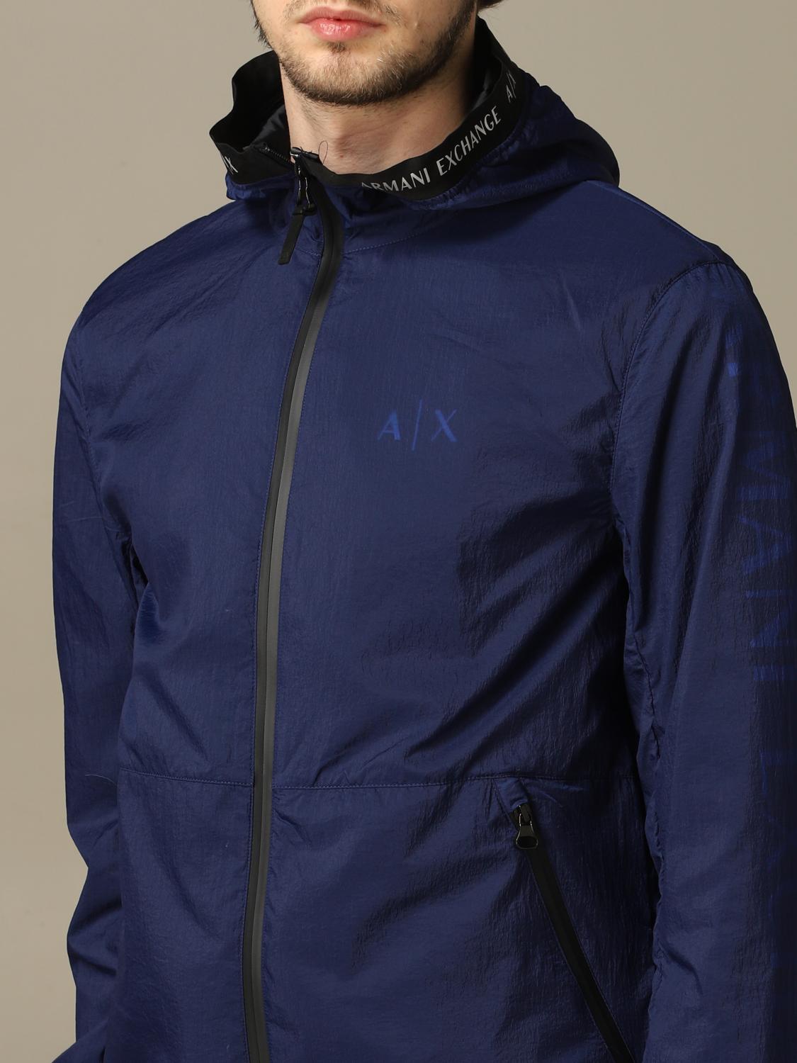 Armani Exchange Jacket men - Blue | 3HZB37 ZNHXZ | GIGLIO.COM