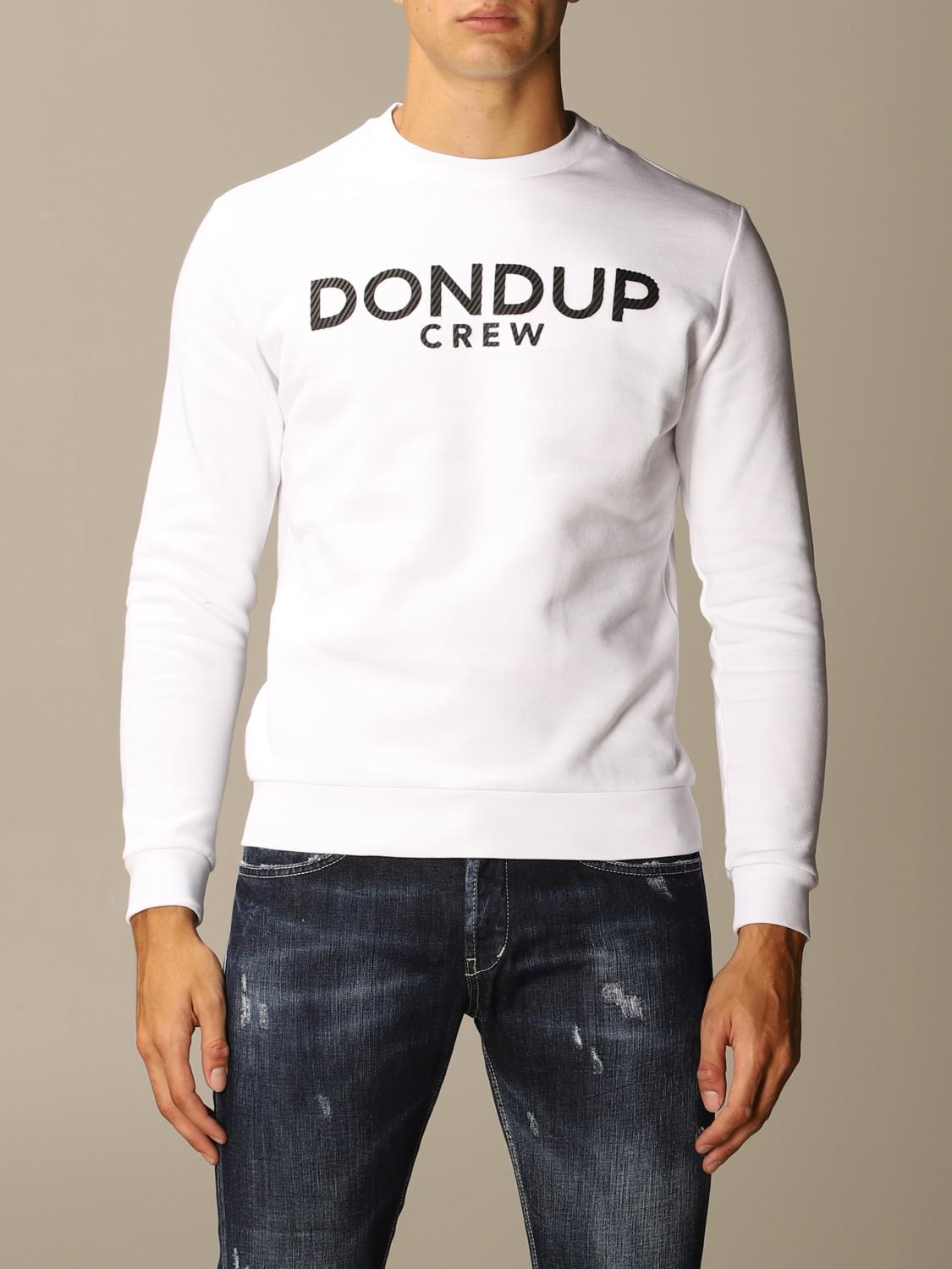 DONDUP スウェットシャツ: スウェットシャツ メンズ Dondup, ホワイト - Img 1