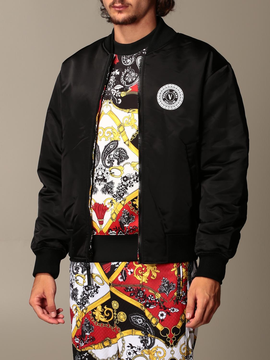 Versace Jeans Couture reversible bomber jacket with baroque