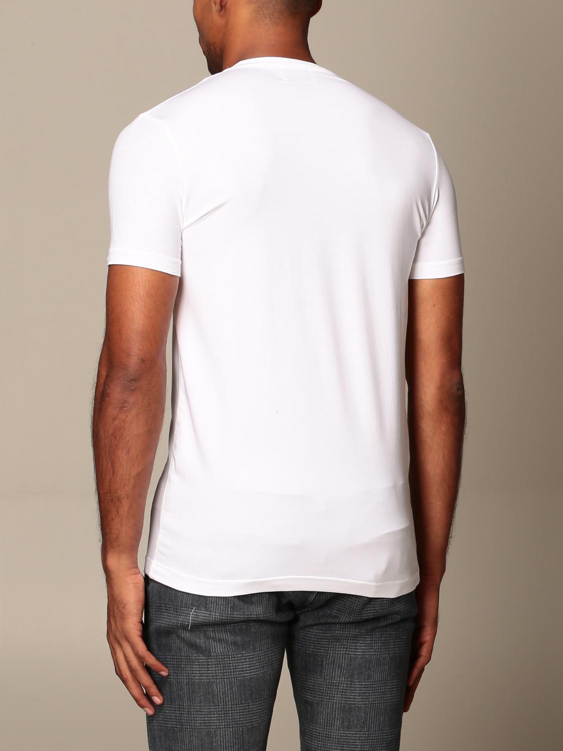 DONDUP: T-shirt with logo - White | Dondup t-shirt US221