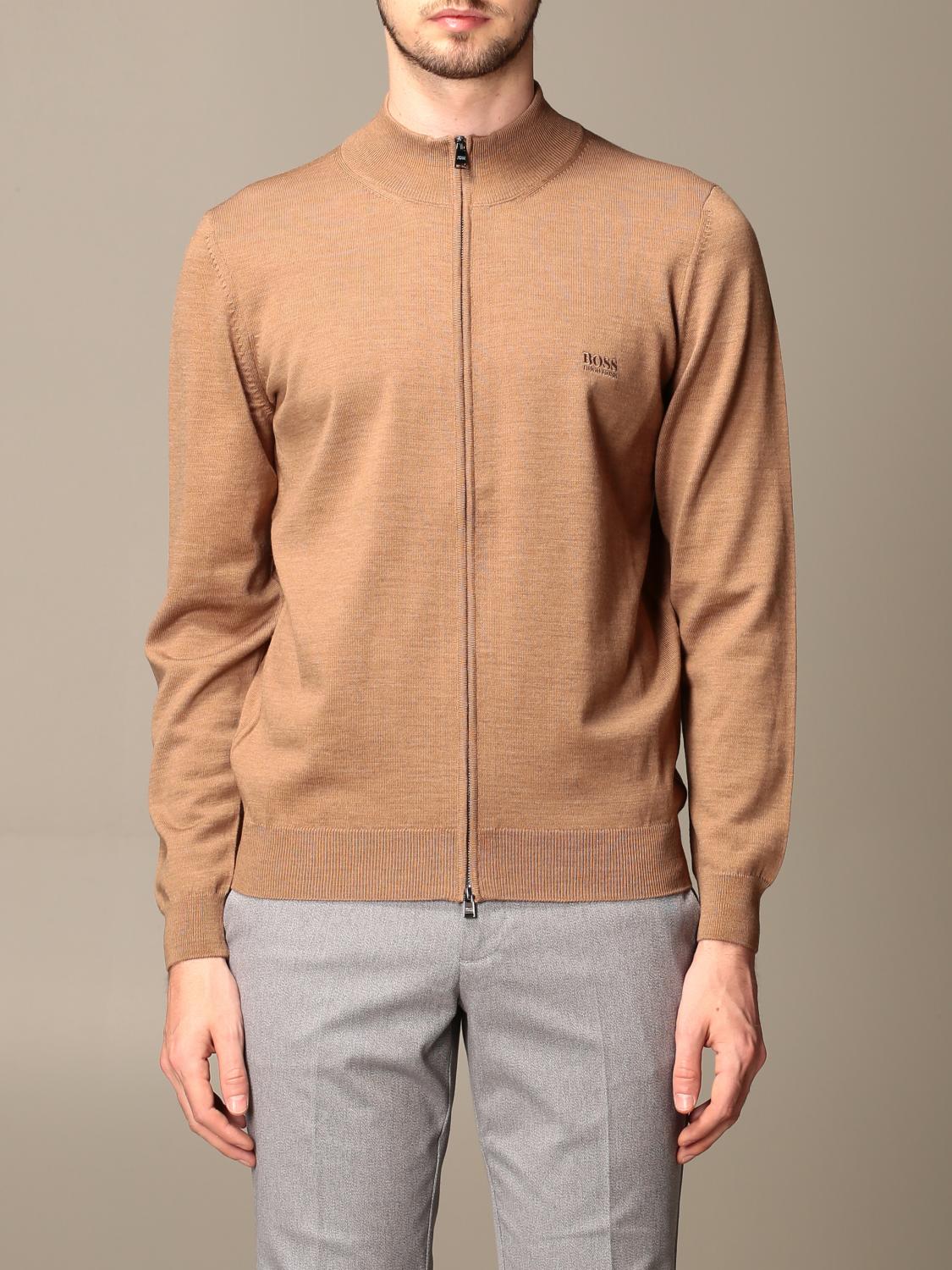 Boss Herren Pullover Camel