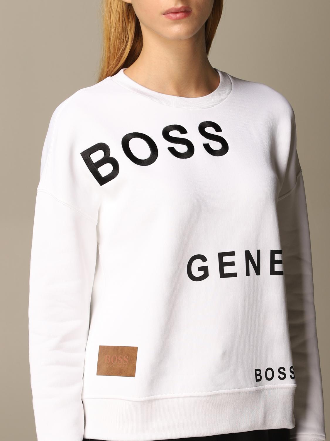 BOSS SUDADERA: Sudadera mujer Boss, Blanco - Img 3