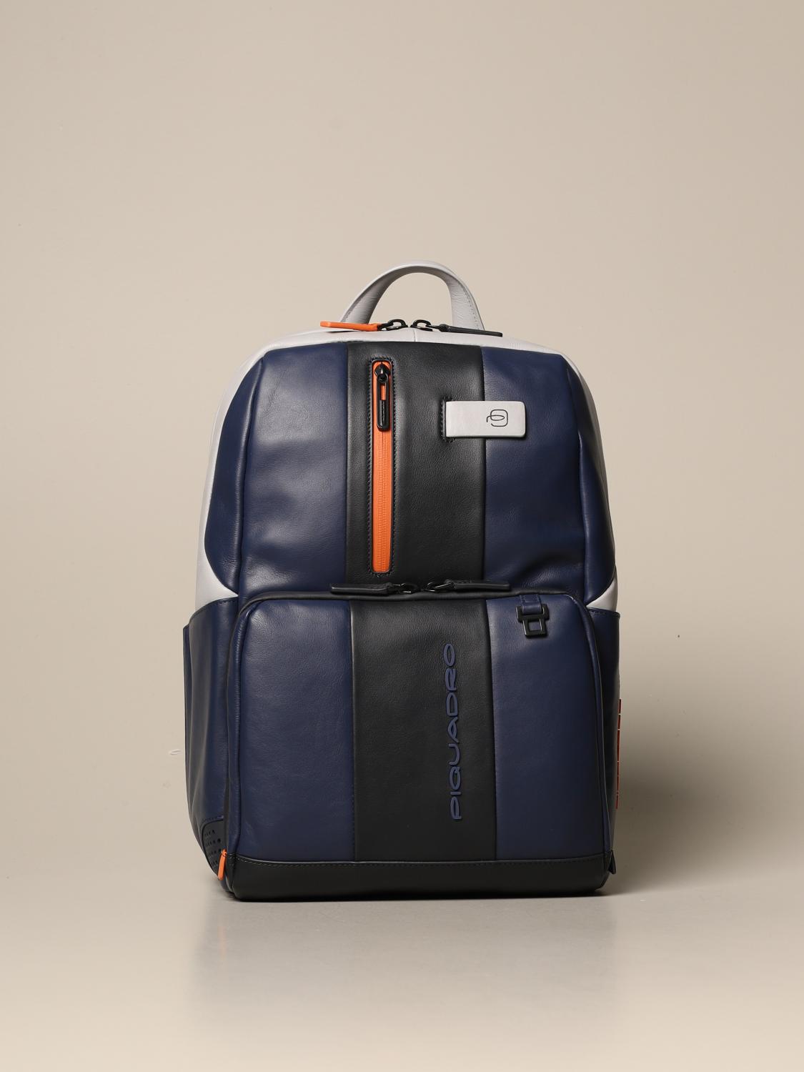 PIQUADRO BACKPACK: Piquadro backpack for PC and iPad, customizable with anti-theft and anti-fraud protection, Blue - Img 1