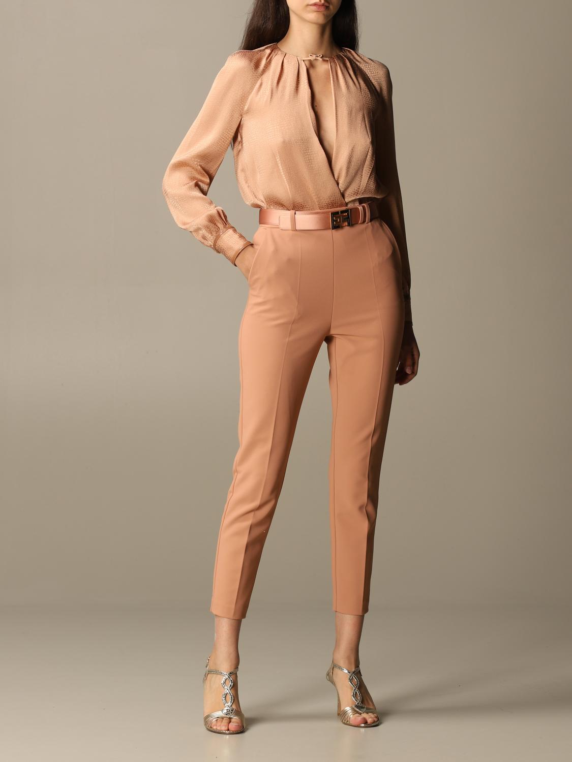 ELISABETTA FRANCHI BODY: Elisabetta Franchi Damen Body, Puder - Img 5