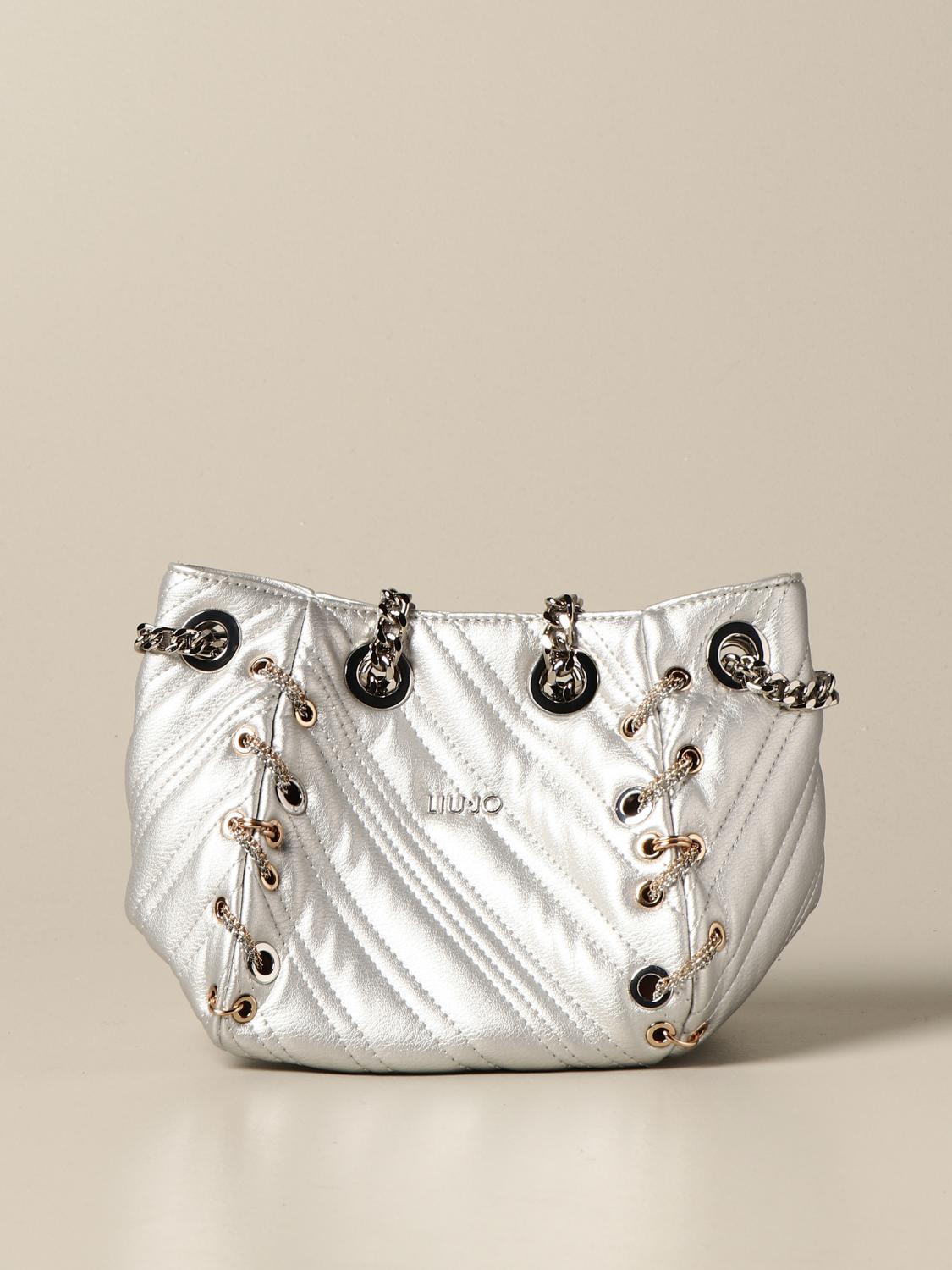 ショルダーバッグ・ポシェット LIU JO Women Shoulder Bags AA5177E0087 45002 Silver LIU JO: Crossbody bags woman - Silver | Liu Jo shoulder bag