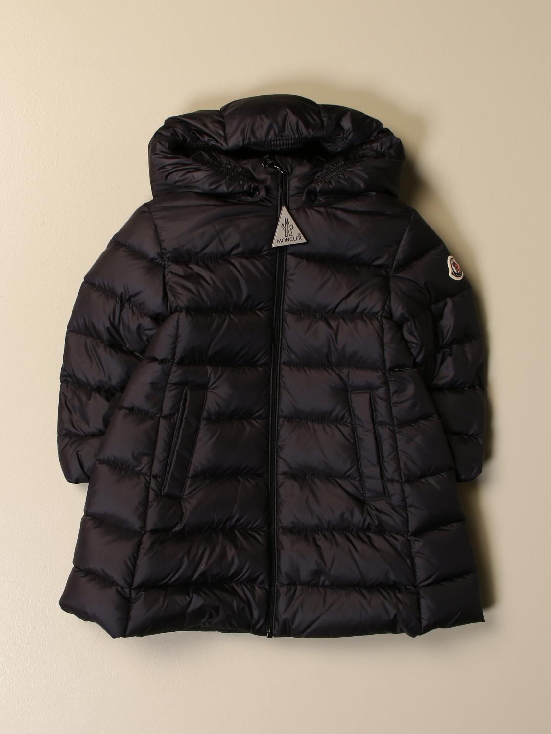 MONCLER JACKET: Moncler jacket in padded nylon, Blue - Img 1