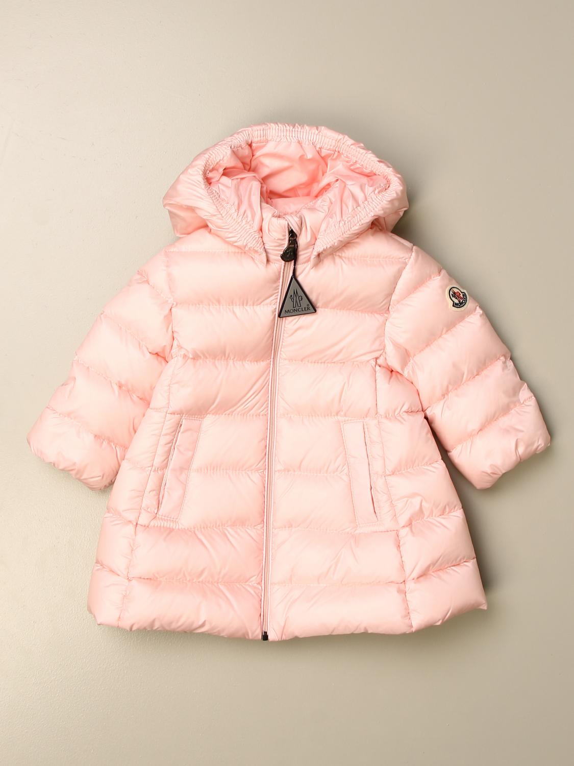 MONCLER JACKE: Moncler Baby Jacke, Pink - Img 1