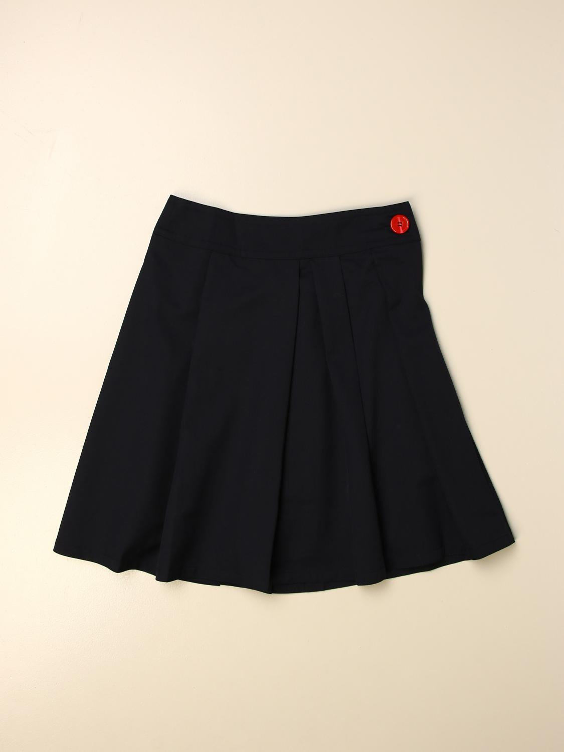 MARNI FALDA: Falda niños Marni, Azul Oscuro - Img 2