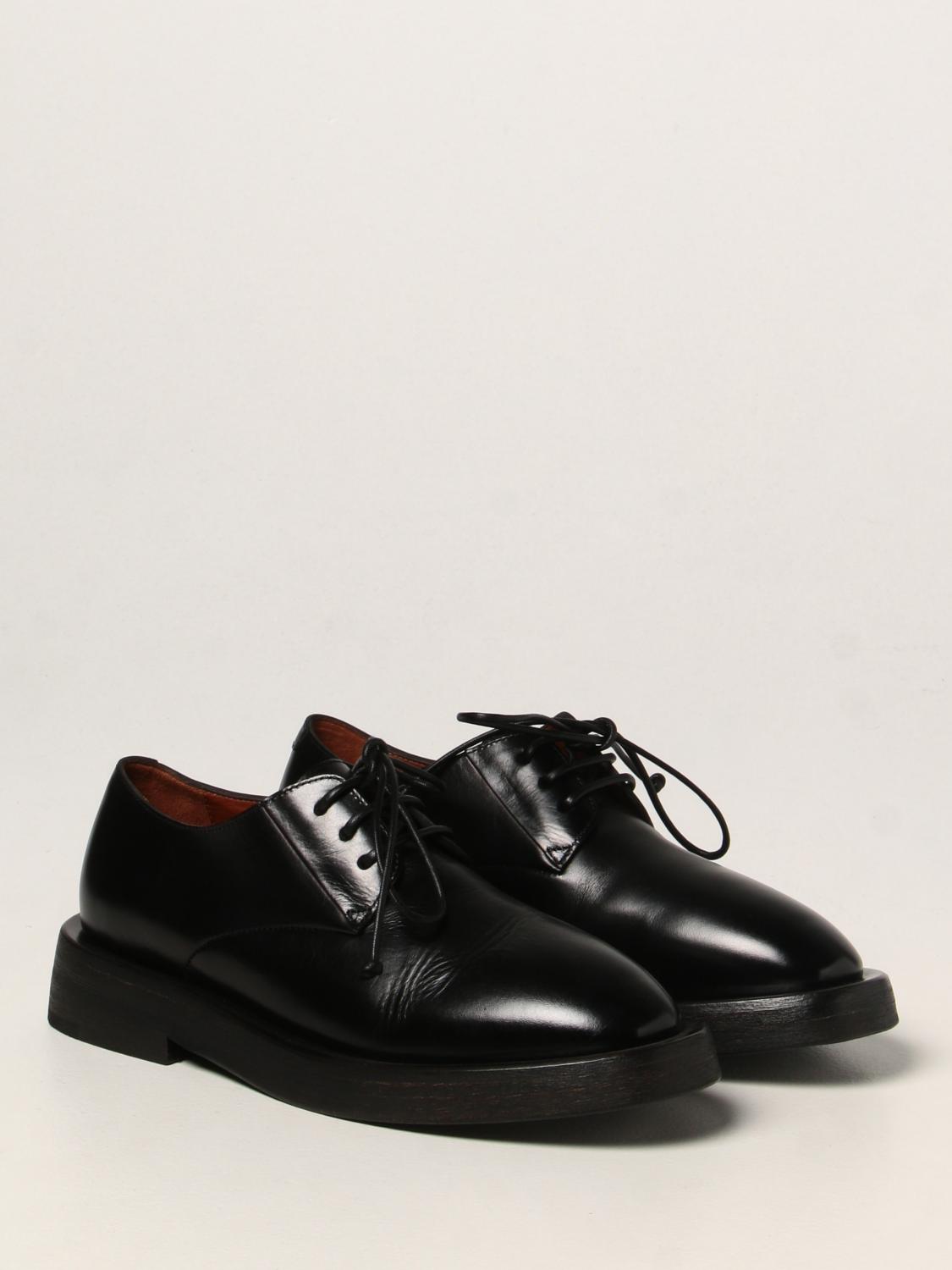 Marsèll Mentone Derby in leather - Black | MW5815116 | GIGLIO.COM
