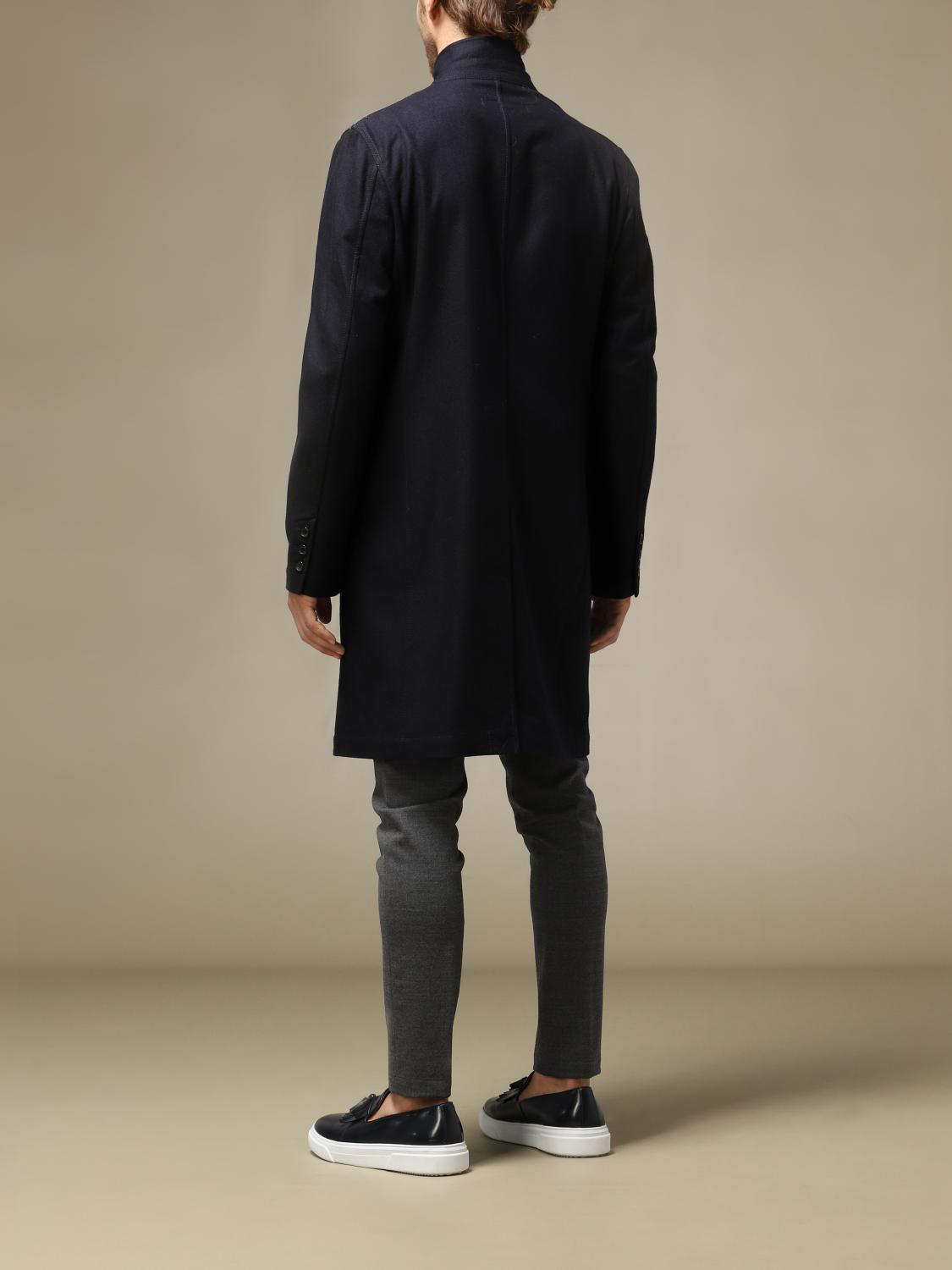 COMME DES GARCONS：コート メンズ - ブルー | GIGLIO.COMオンラインの