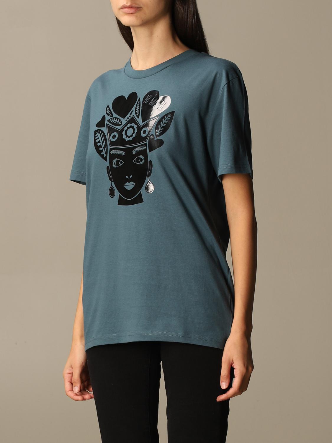 NI MA BI CAMISETA: Camiseta mujer Nimabi, Petróleo Azul - Img 3